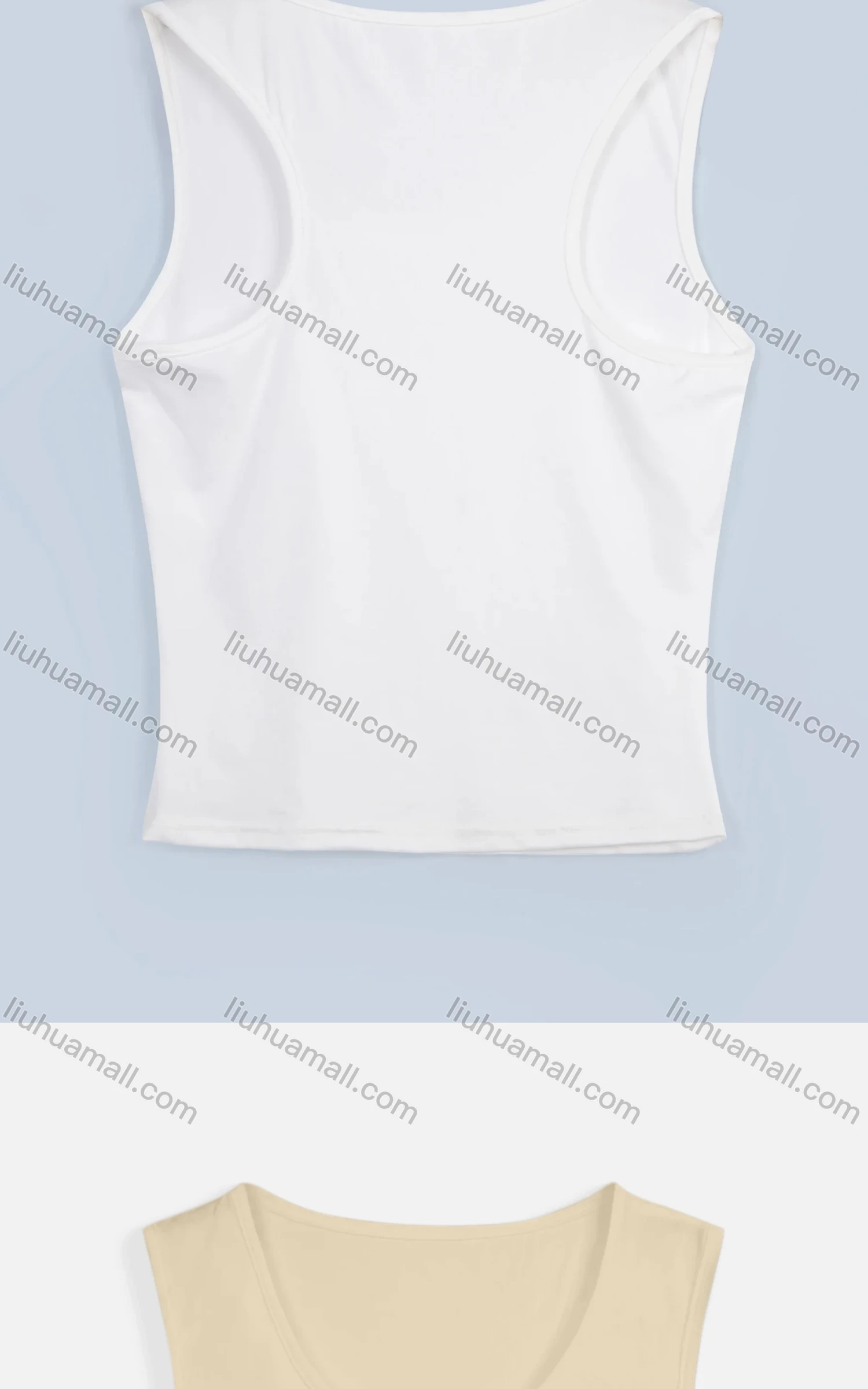 Wholesale Women's Casual Basic Scoop Neck Racerback Plain Tank Top 211204# - Liuhuamall