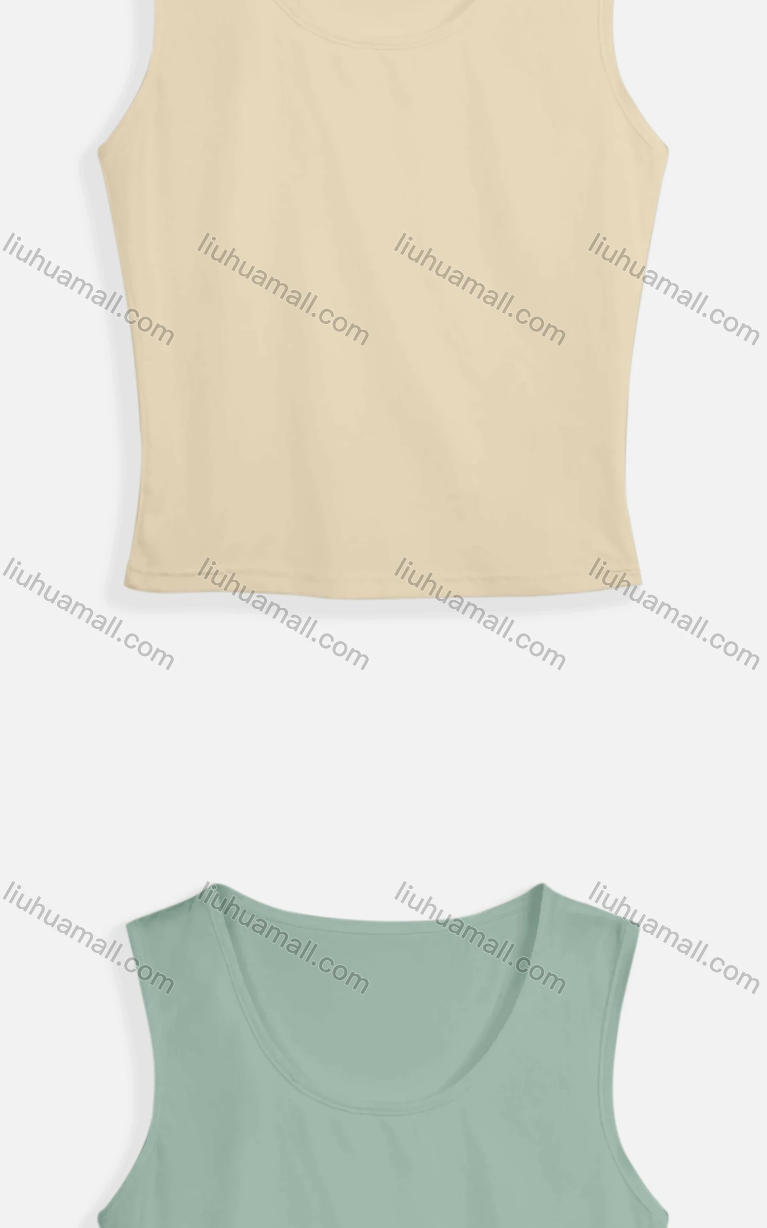 Wholesale Women's Casual Basic Scoop Neck Racerback Plain Tank Top 211204# - Liuhuamall