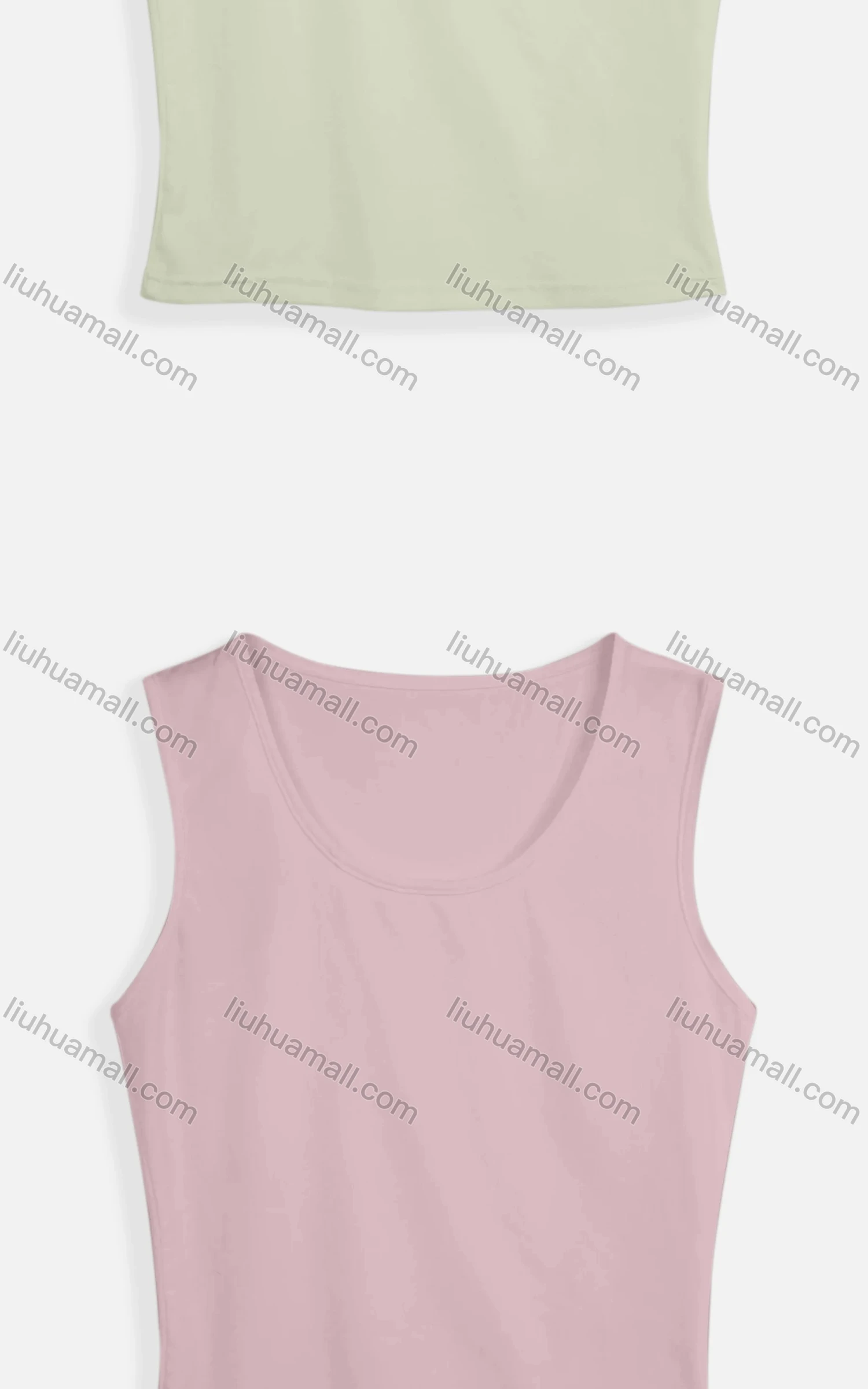 Wholesale Women's Casual Basic Scoop Neck Racerback Plain Tank Top 211204# - Liuhuamall