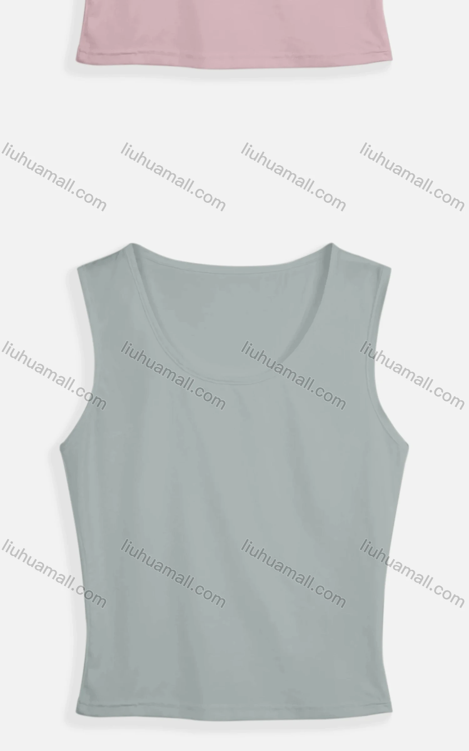 Wholesale Women's Casual Basic Scoop Neck Racerback Plain Tank Top 211204# - Liuhuamall
