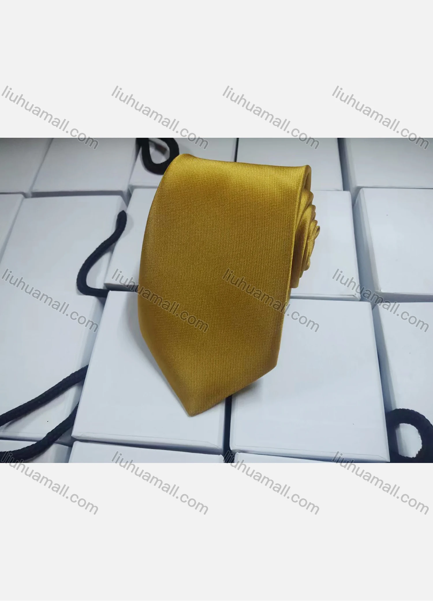 Wholesale Men's Basics Classic Plain Satin Tie & Pocket Square & Pair Cufflinks Sets - Liuhuamall