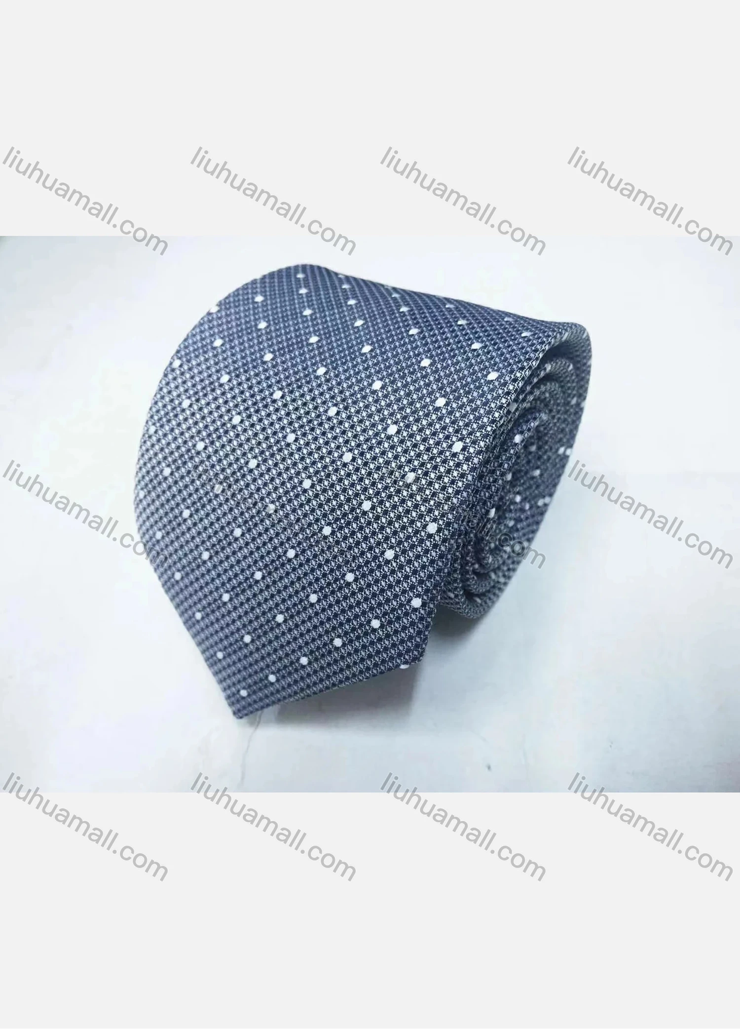 Wholesale Men's Business Pin Dot Print Tie & Pocket Square & Cufflinks Sets - Liuhuamall