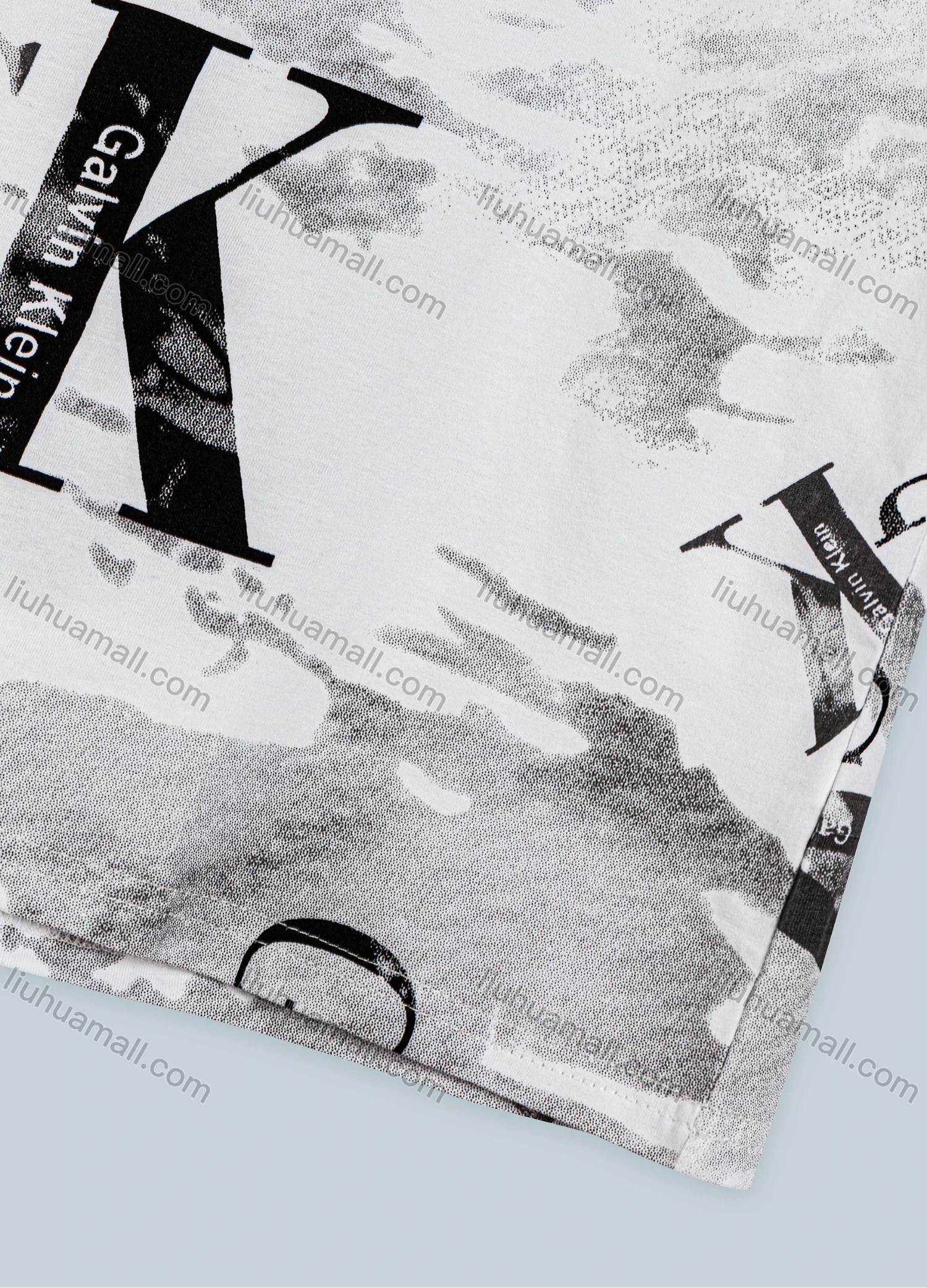 Wholesale Men's Plus Size Casual Round-neck Short Sleeve Letters Graphic Camo Tee - Liuhuamall