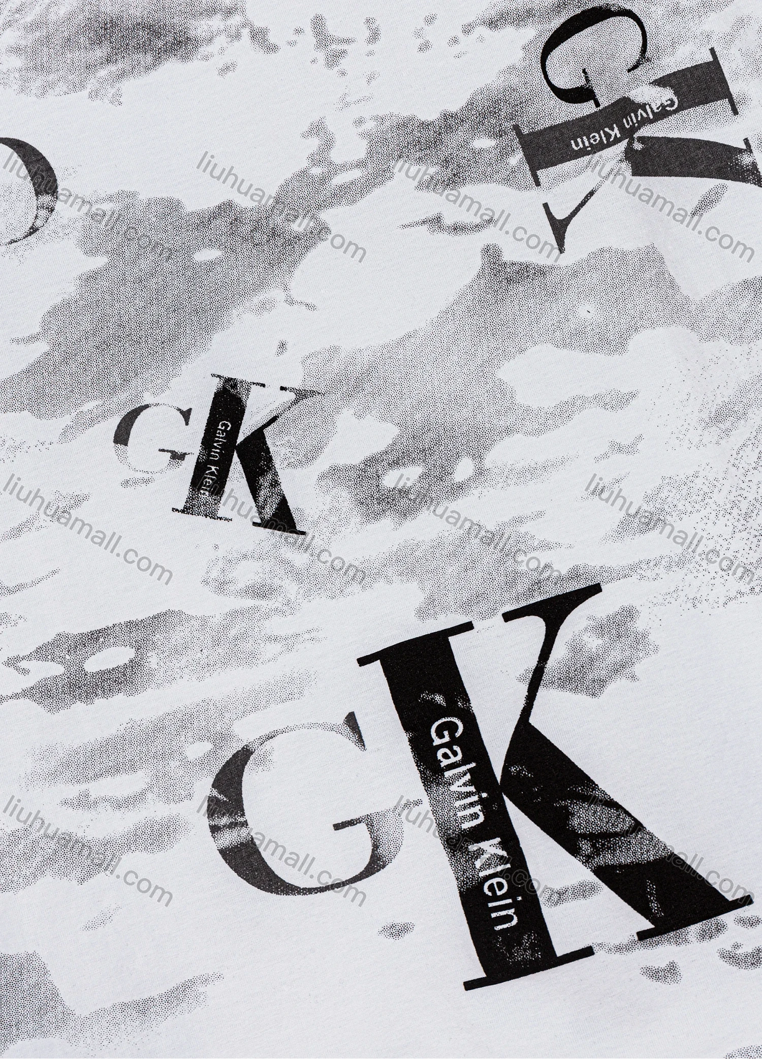 Wholesale Men's Plus Size Casual Round-neck Short Sleeve Letters Graphic Camo Tee - Liuhuamall