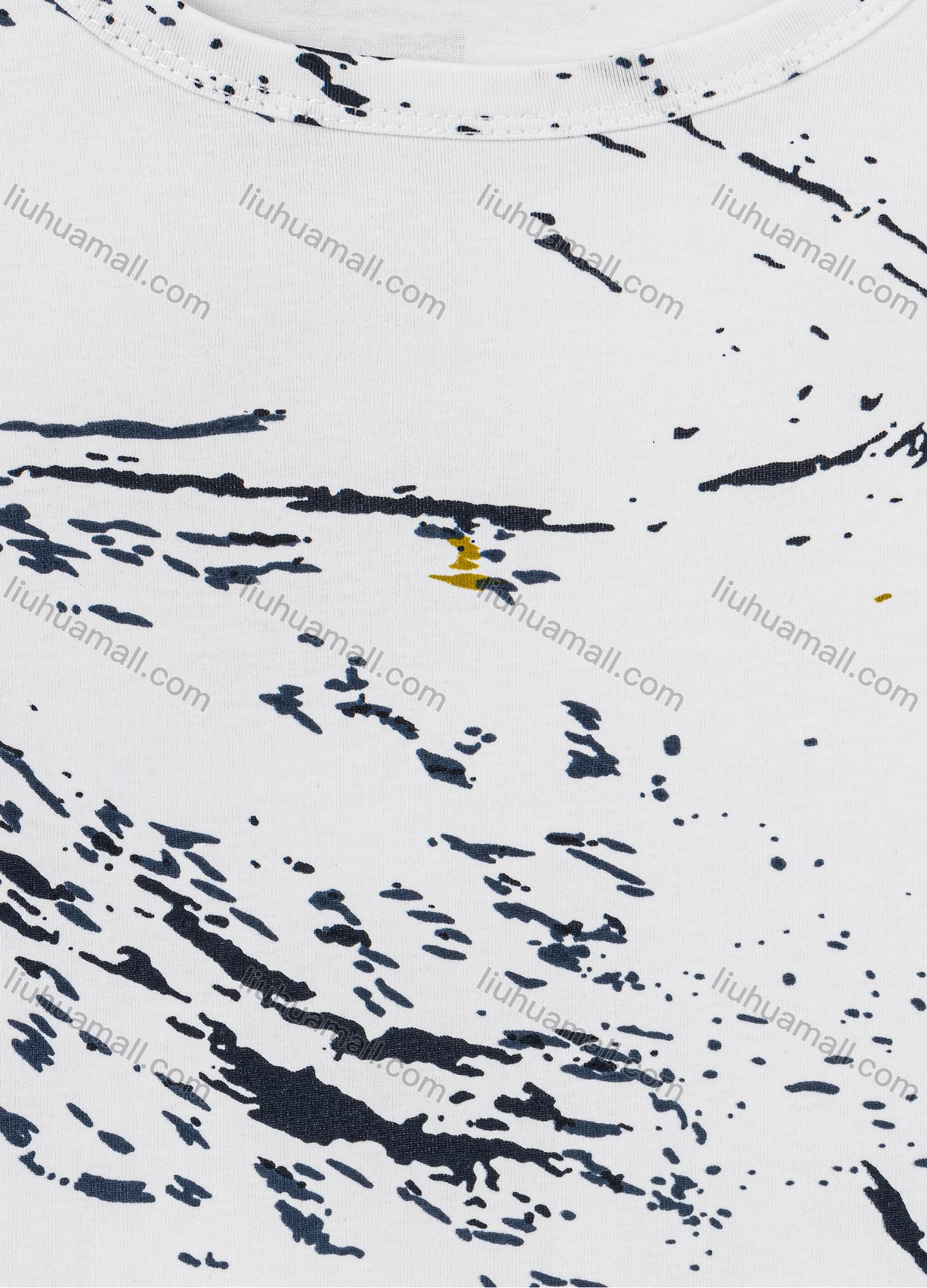 Wholesale Men's Plus Size Causal Round-neck Short Sleeve Splash ink Tee - Liuhuamall