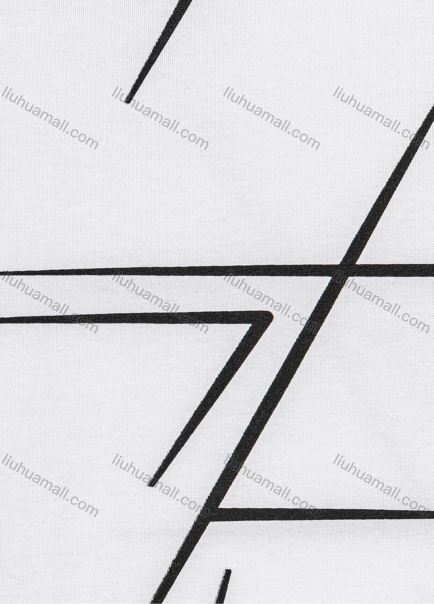 Wholesale Men's Plus Size Round-neck Long Sleeve Line Pattern Tee - Liuhuamall