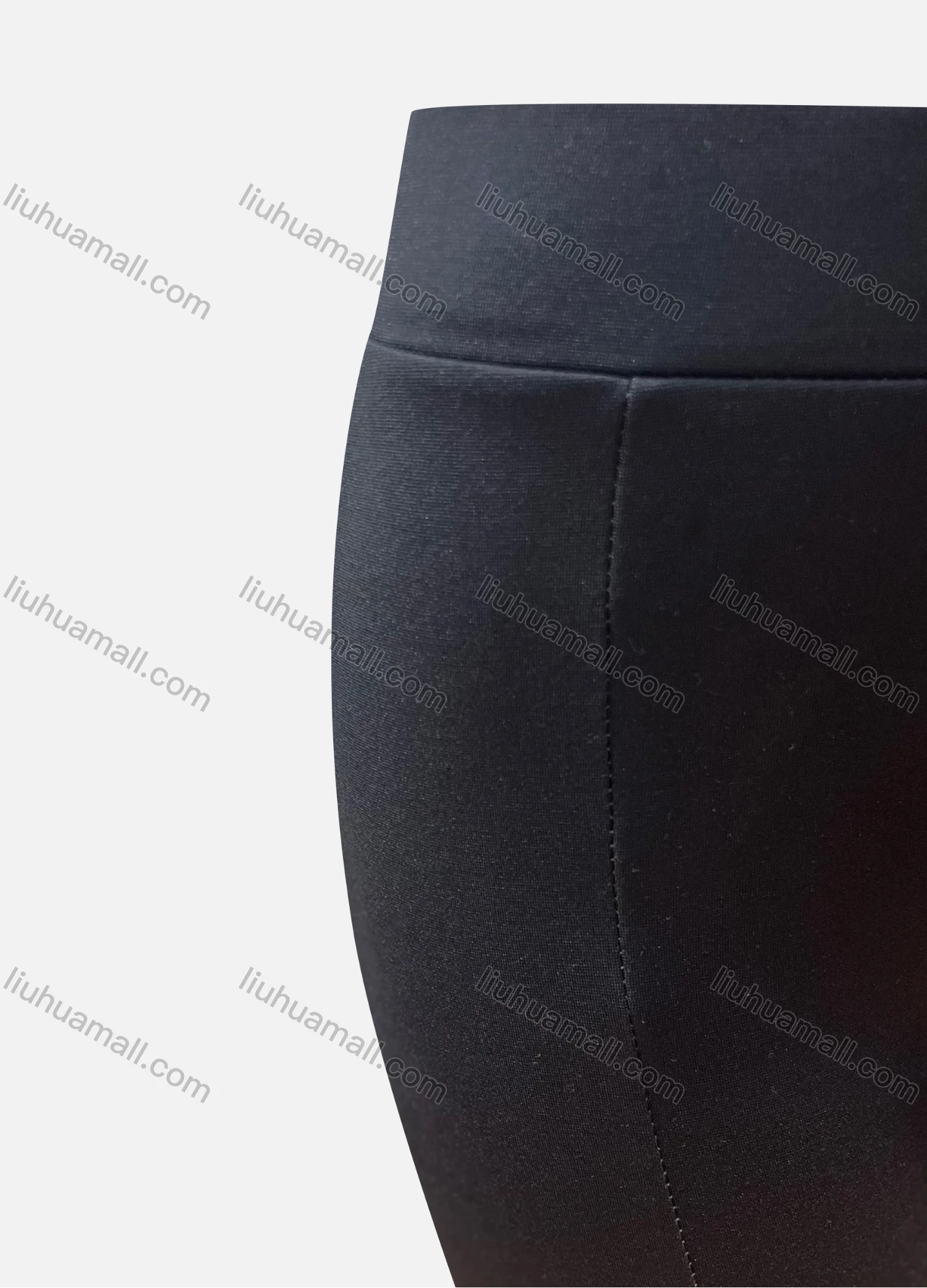 Wholesale Women's Casual Plain High Waist Split Flared Hem Cropped Pants - Liuhuamall