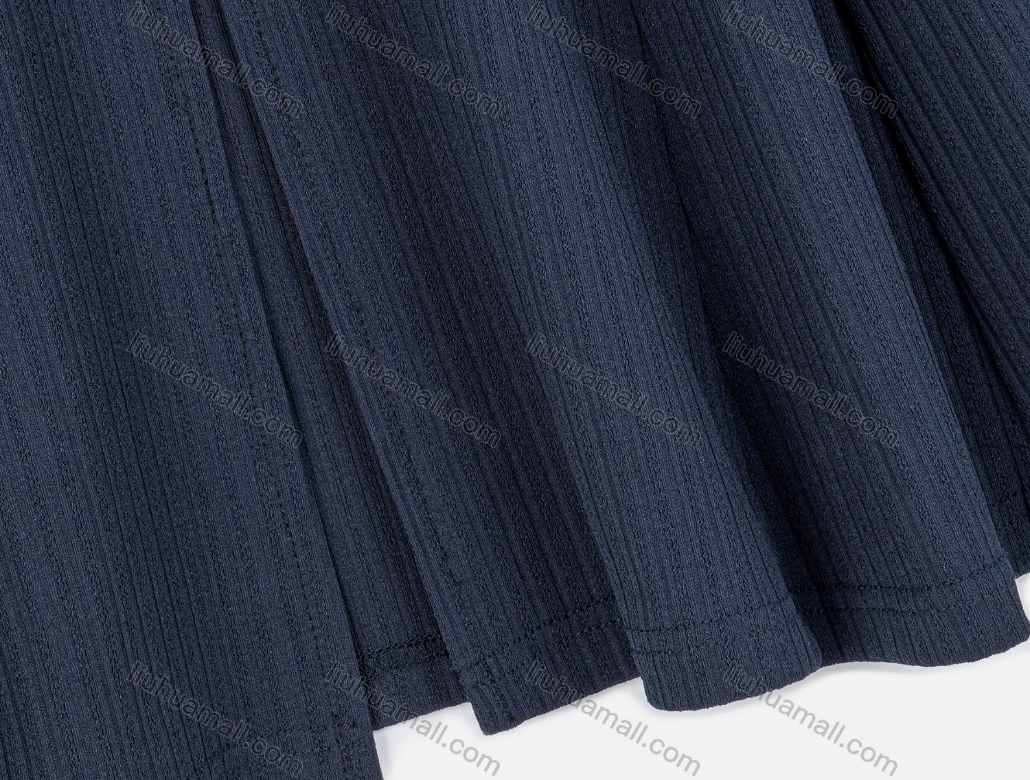 Wholesale Women's Casual Single Decorative Buttons Ruched Split Hem Plain Maxi Skirts - Liuhuamall