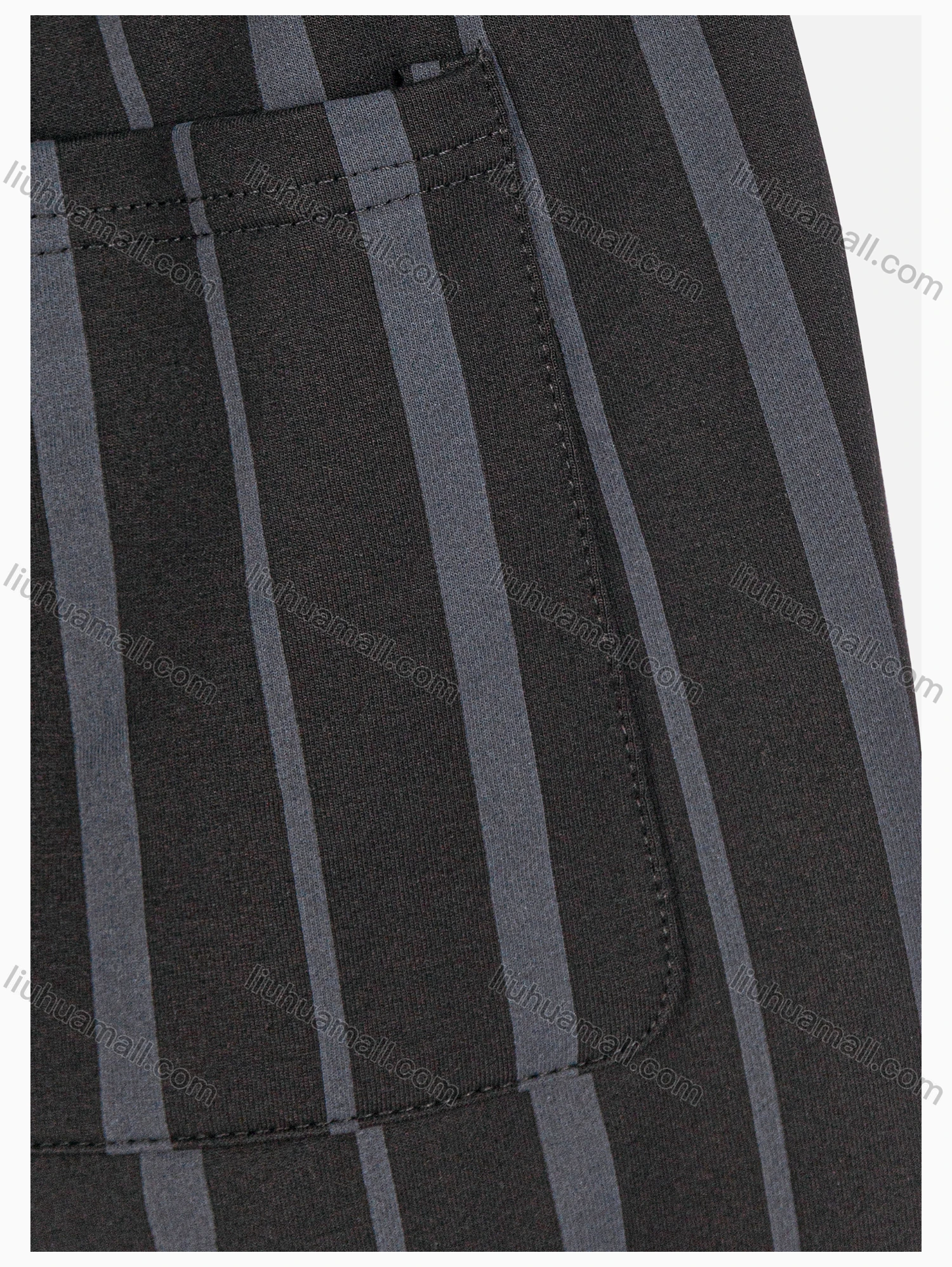 Wholesale Men's Striped Print Elastic Waist Ankle Length Casual Jogger Sweatpants 556# - Liuhuamall