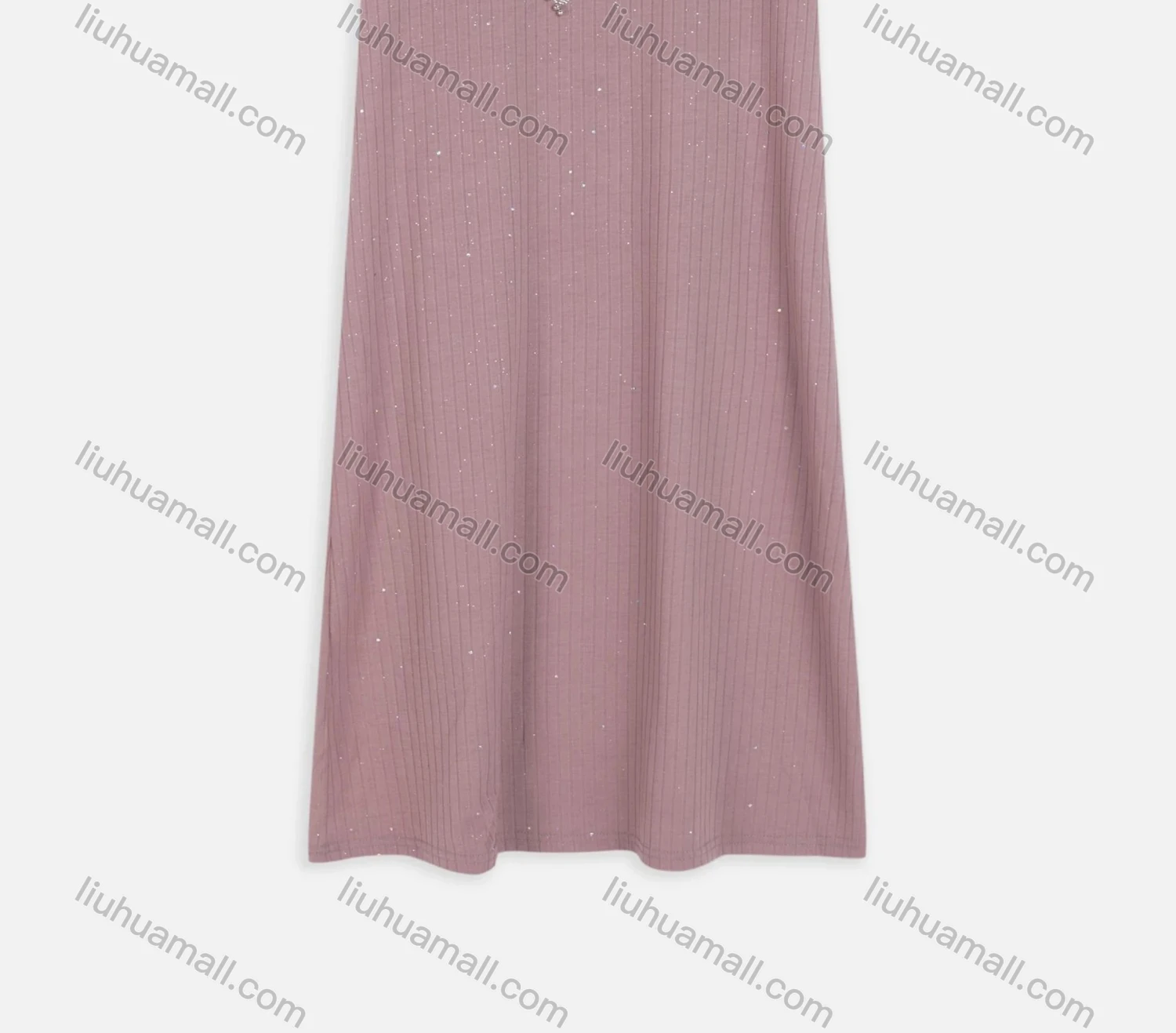 Wholesale Women's Casual Cold Shoulder Rhinestone Beaded Applique Knit Midi Dress 2219# - Liuhuamall