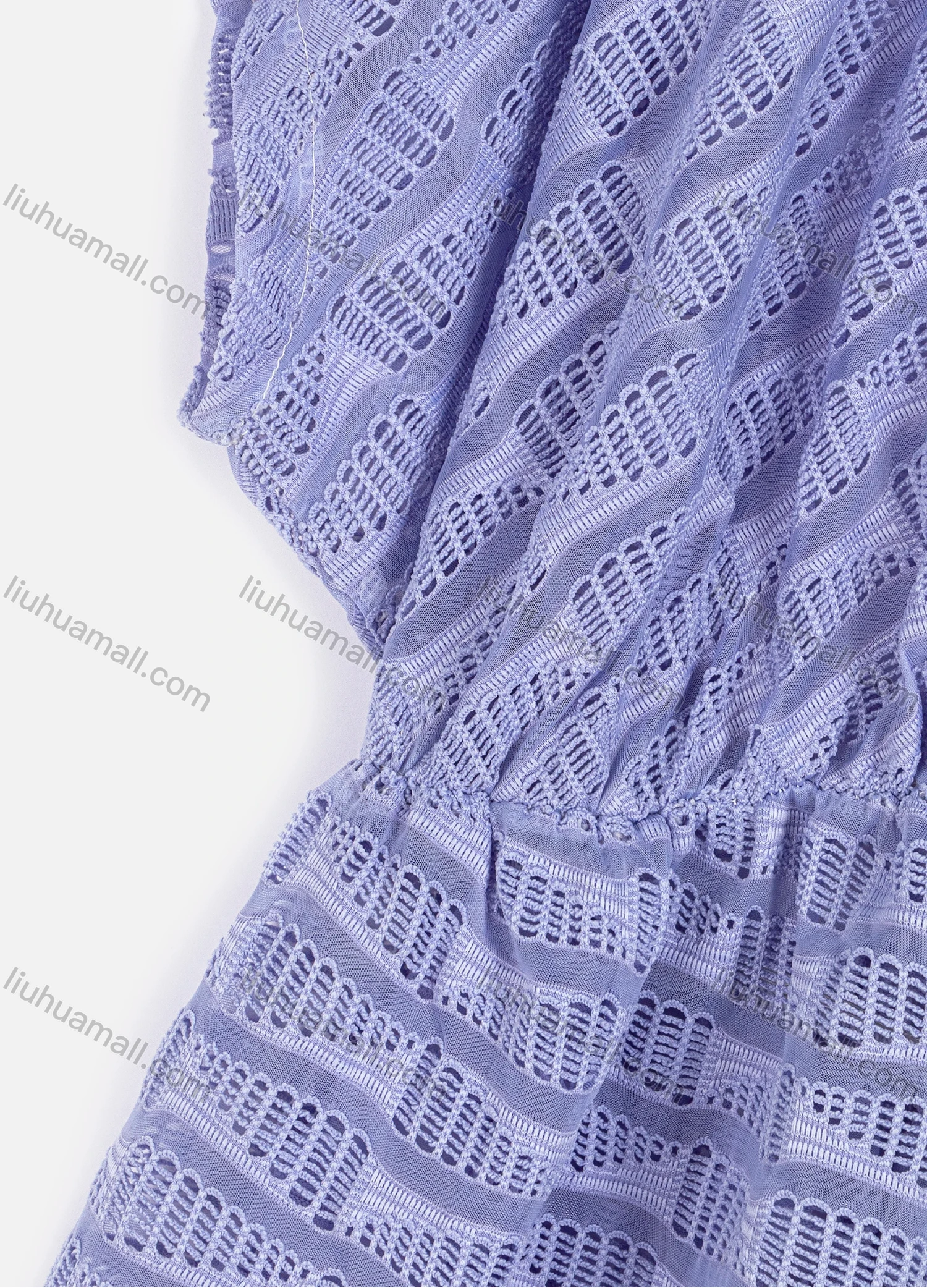 Wholesale Women's Vacation Deep V Neck Lace Up Hollow Out Open Back Plain Cover Up Top 012# - Liuhuamall