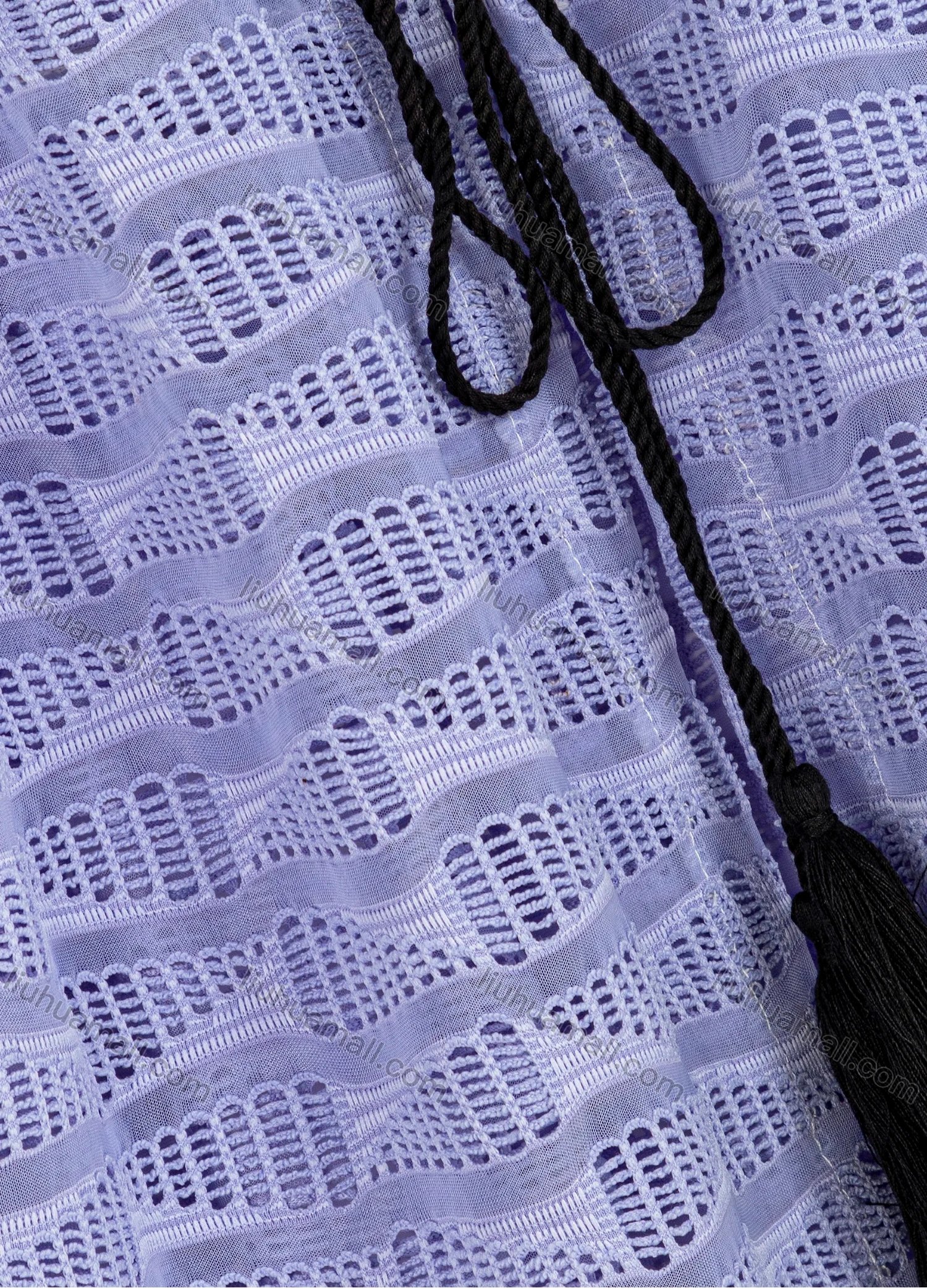 Wholesale Women's Vacation Deep V Neck Lace Up Hollow Out Open Back Plain Cover Up Top 012# - Liuhuamall