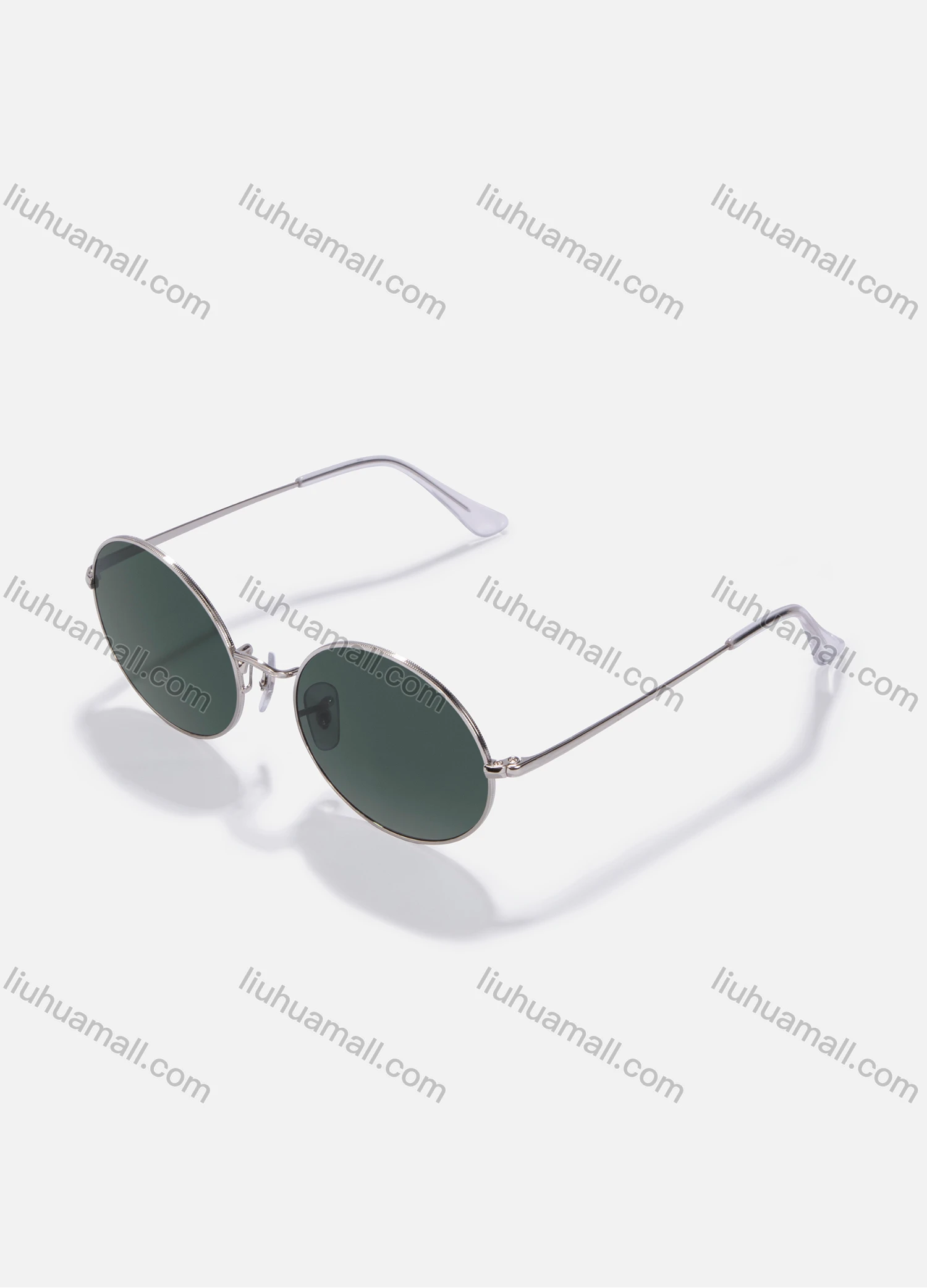 Wholesale Metal Round Frame Solid Lenses Sunglasses - Liuhuamall