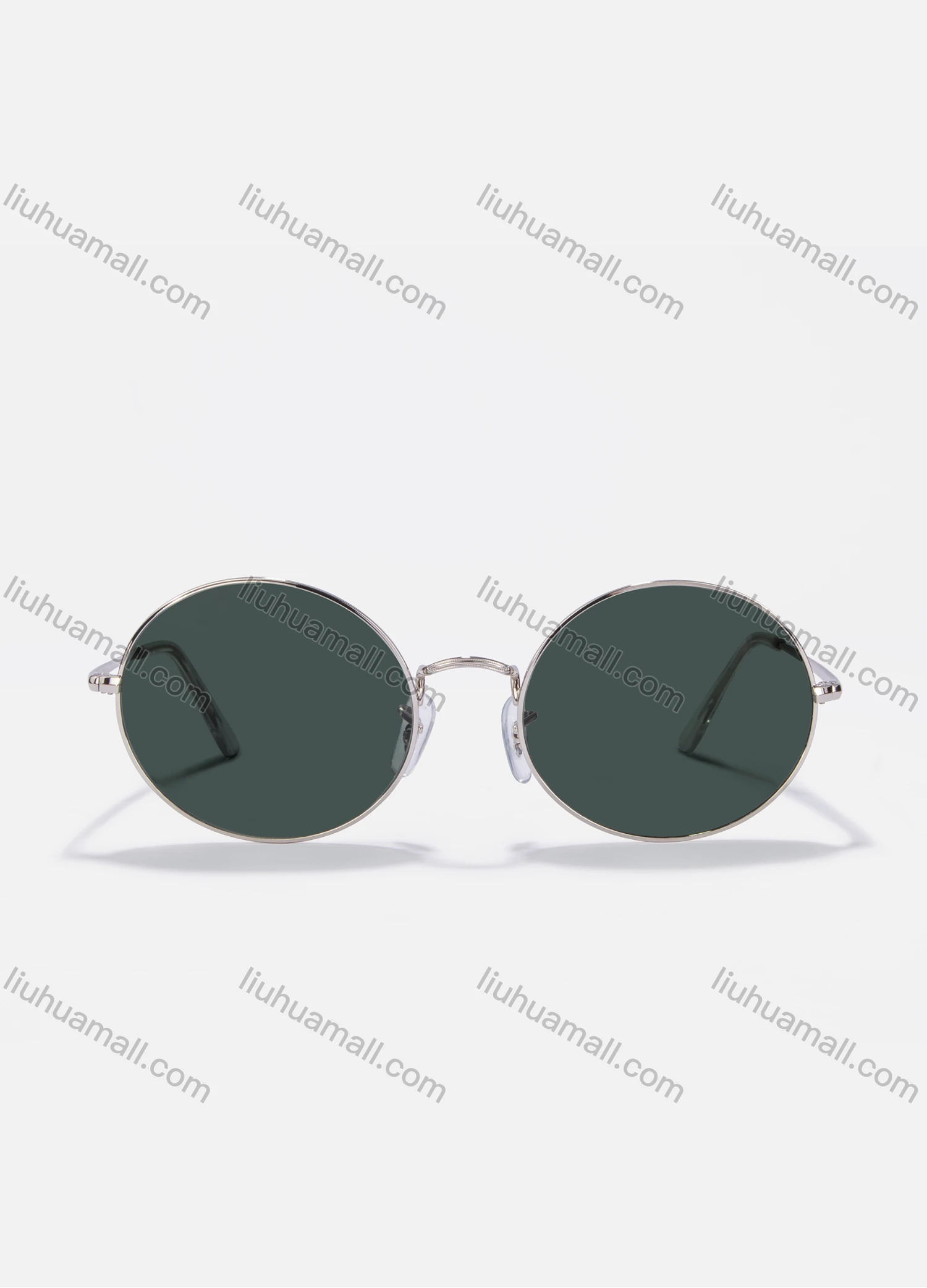 Wholesale Metal Round Frame Solid Lenses Sunglasses - Liuhuamall