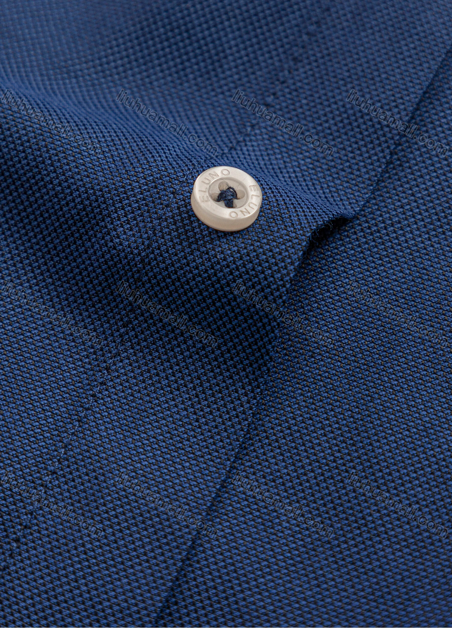 Wholesale Men's Formal Plain Collared Long Sleeve Button Down Shirts - Liuhuamall