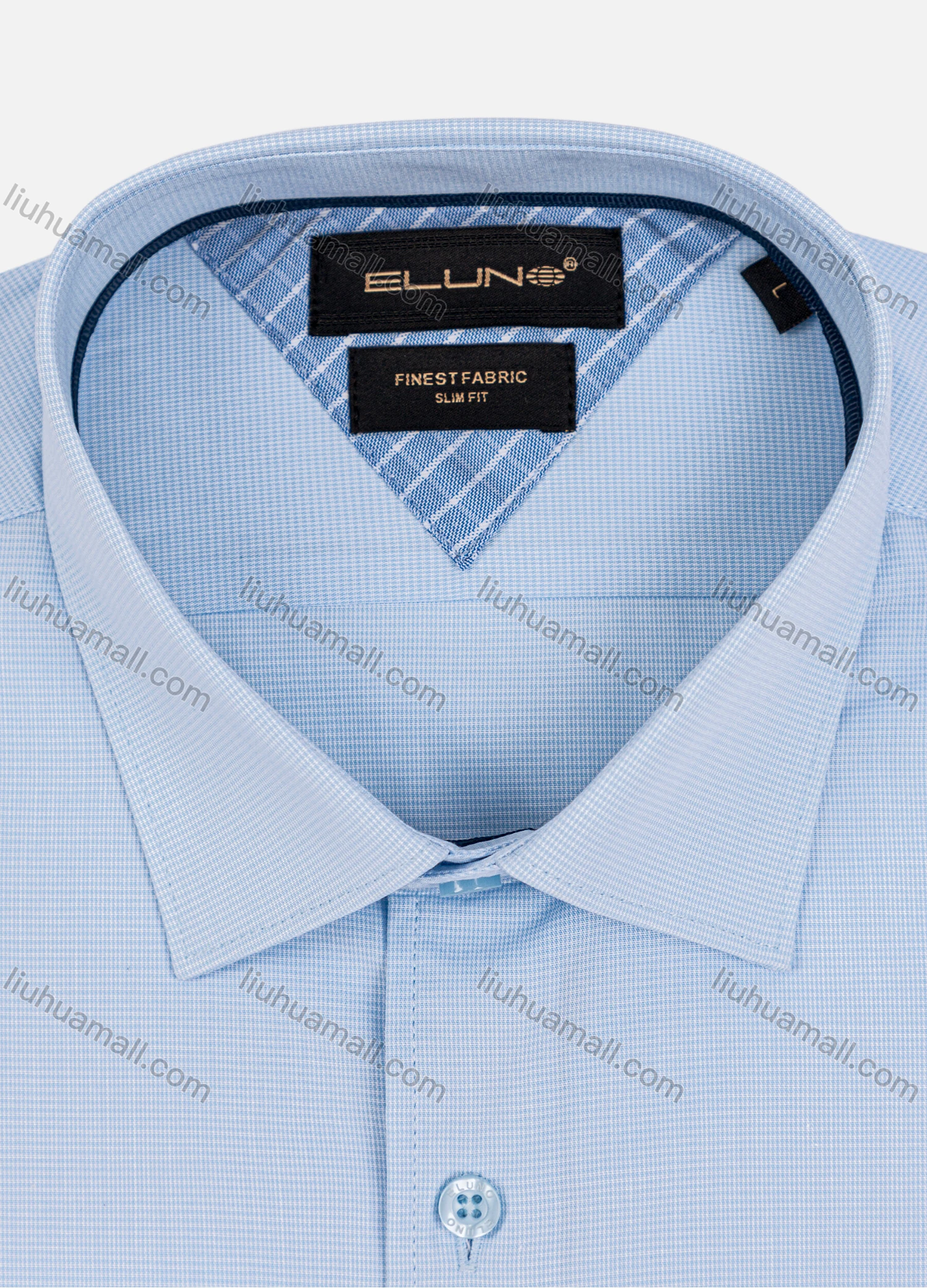 Wholesale Men's Formal Long Sleeve Button Down Plain Dress Shirts - Liuhuamall
