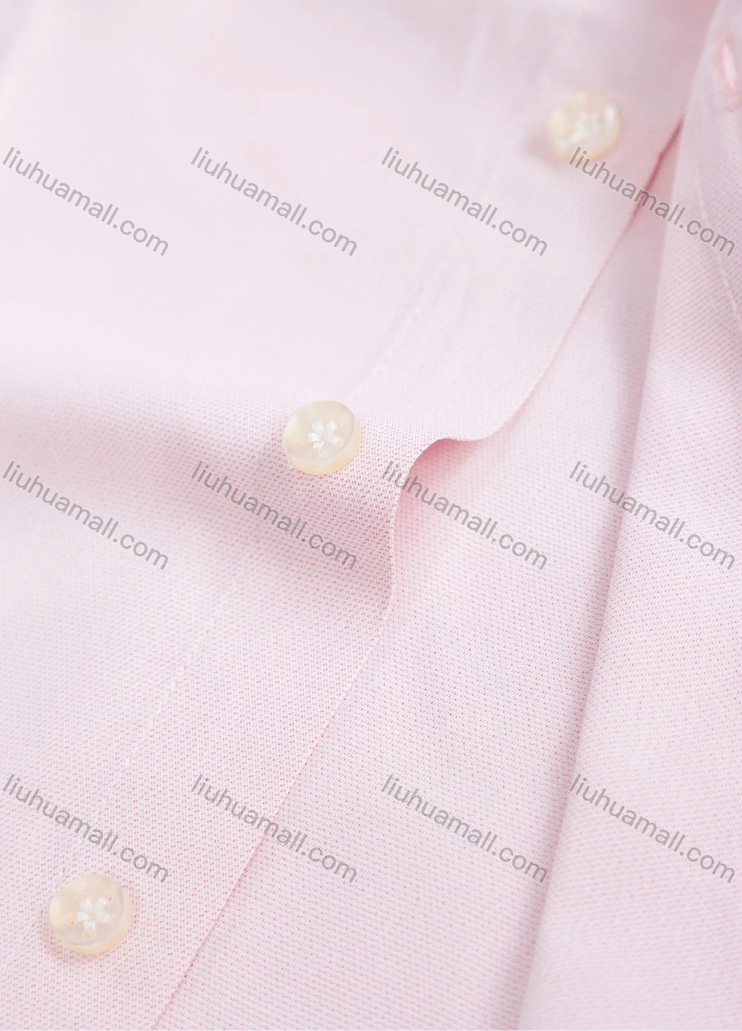 Wholesale Men's Formal Collared Long Sleeve Button Down Plain Dress Shirt - Liuhuamall