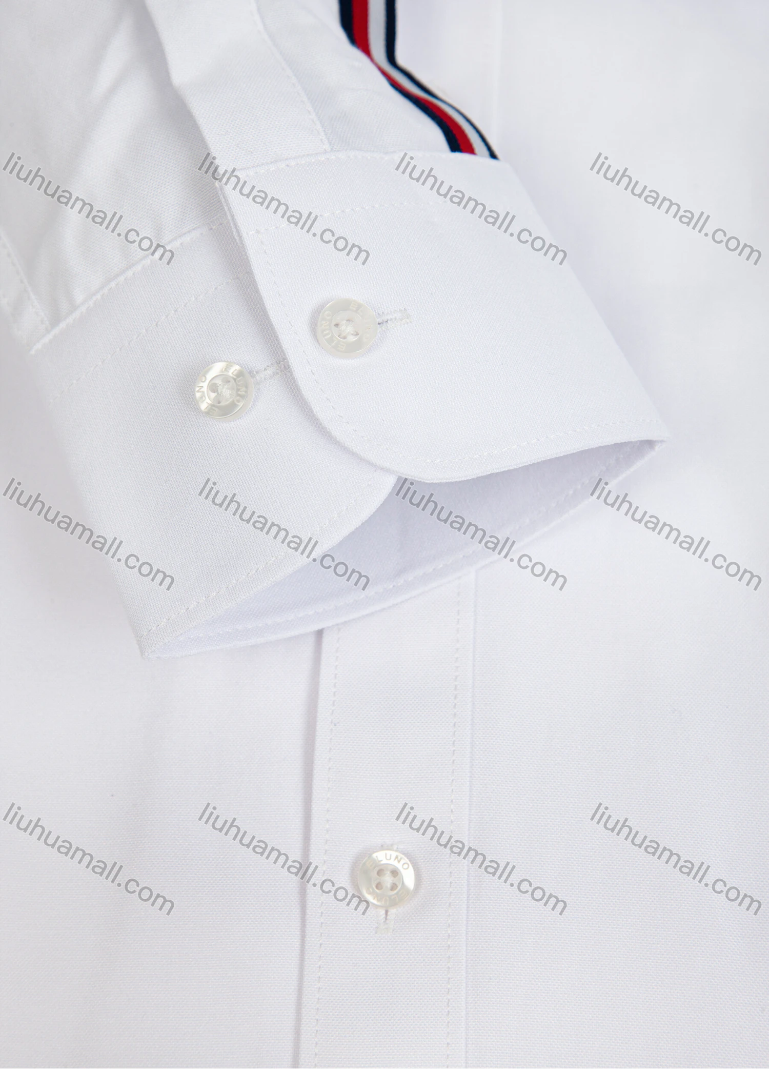 Wholesale Men's Formal Plain Collared Long Sleeve Button Down Dress Shirts - Liuhuamall