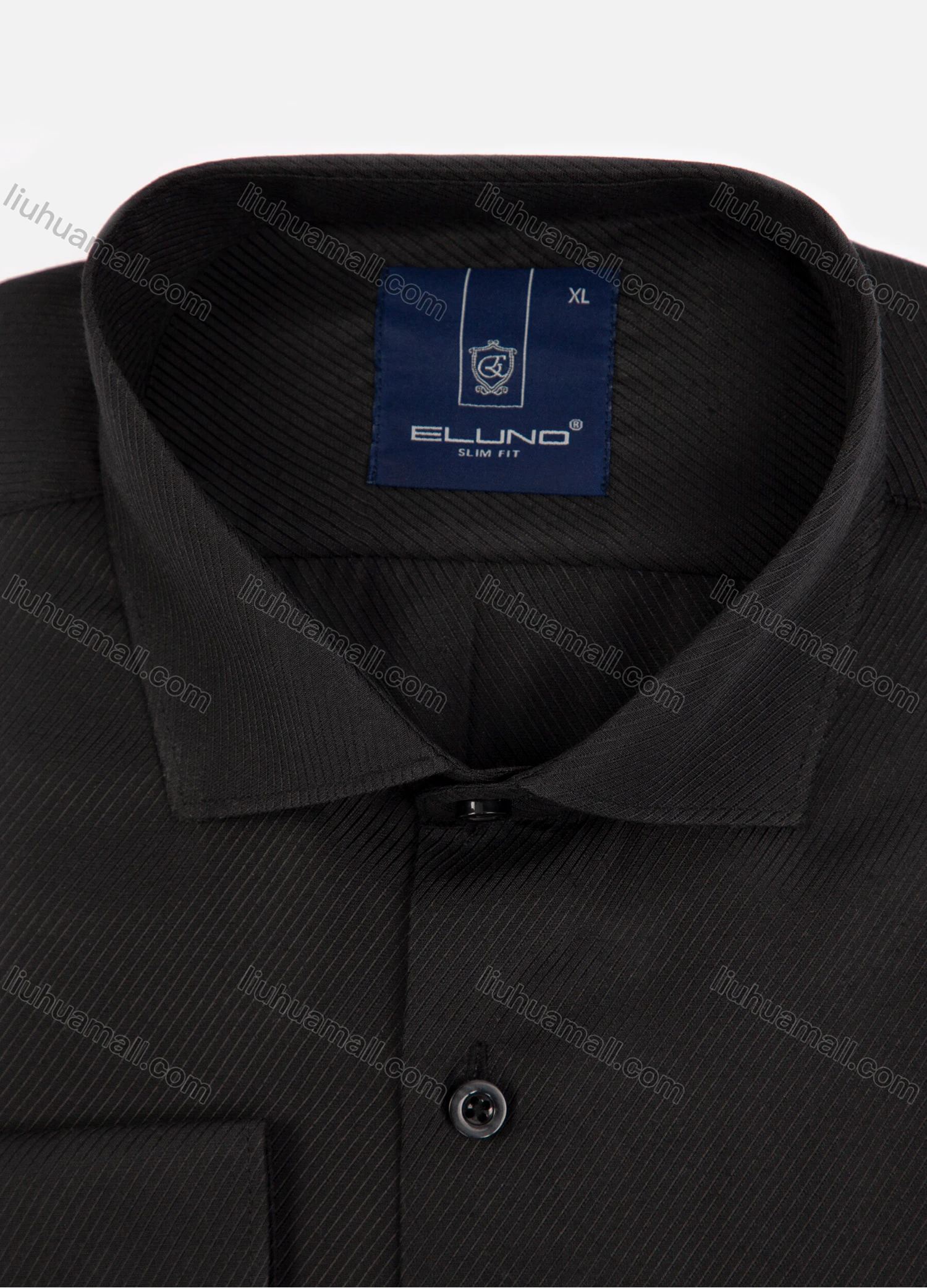 Wholesale Men's Casual Long Sleeve Button Down Plain Dress Shirts - Liuhuamall