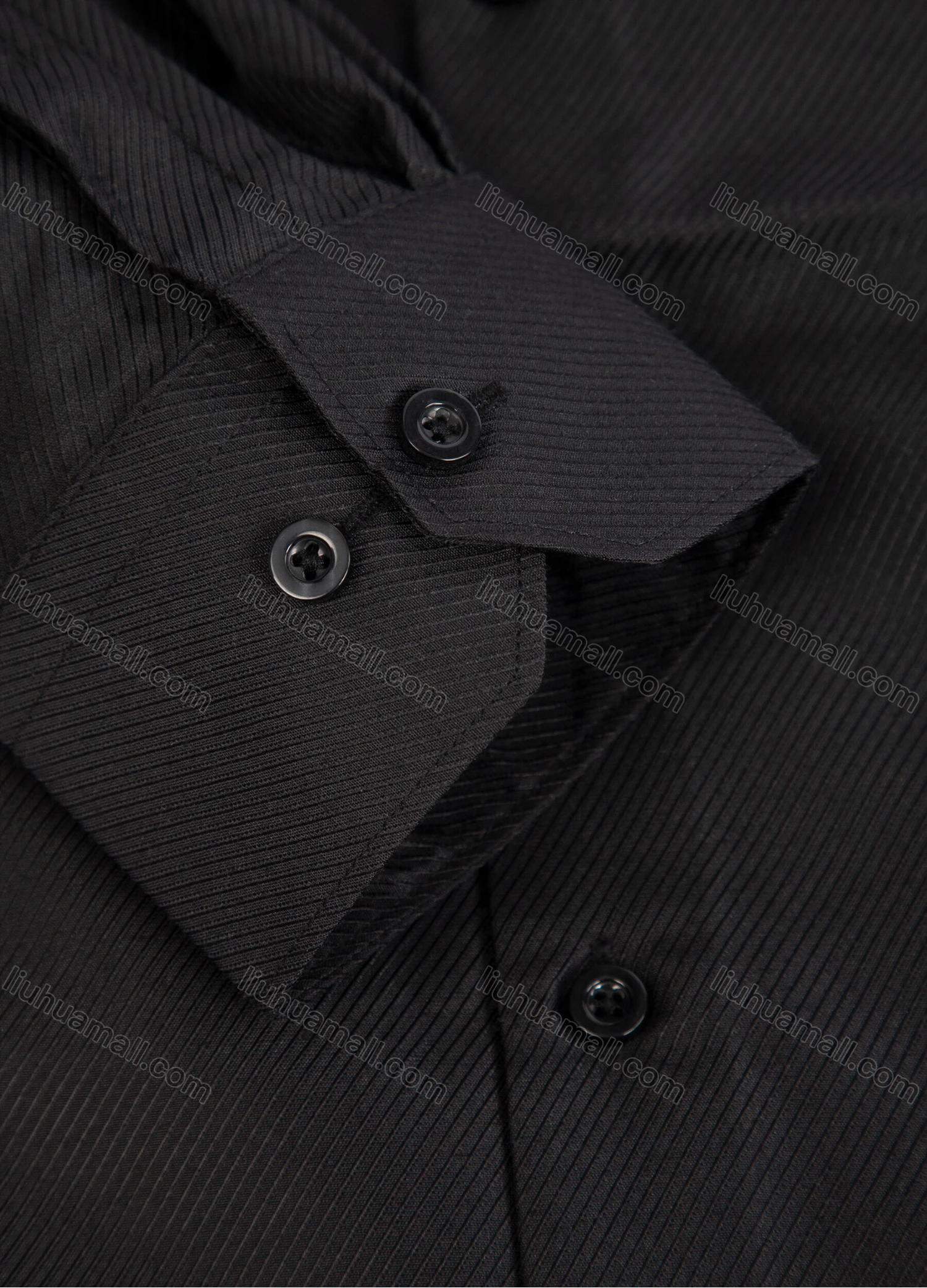 Wholesale Men's Casual Long Sleeve Button Down Plain Dress Shirts - Liuhuamall