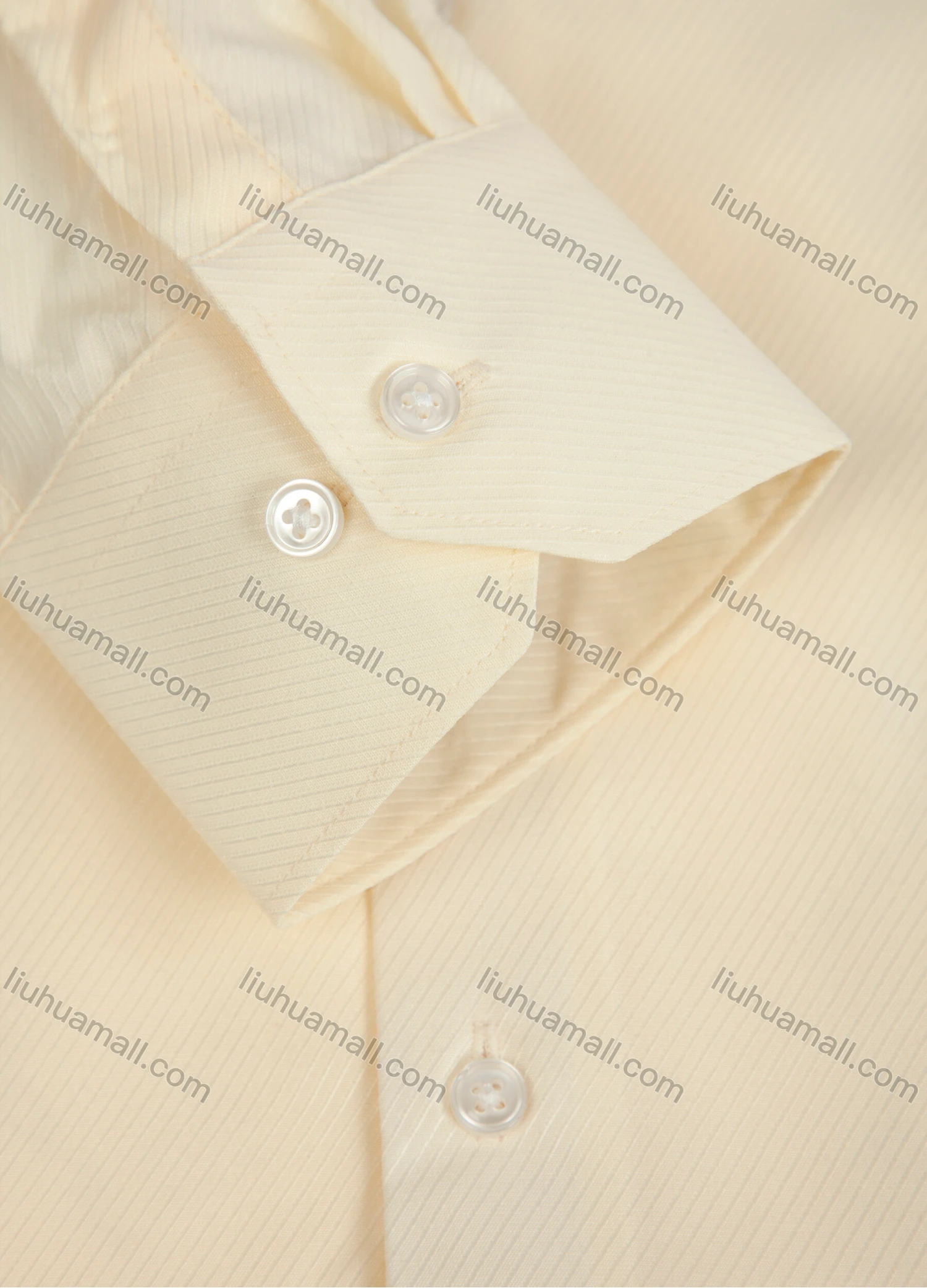 Wholesale Men's Formal Collared Long Sleeve Button Down Plain Shirts - Liuhuamall