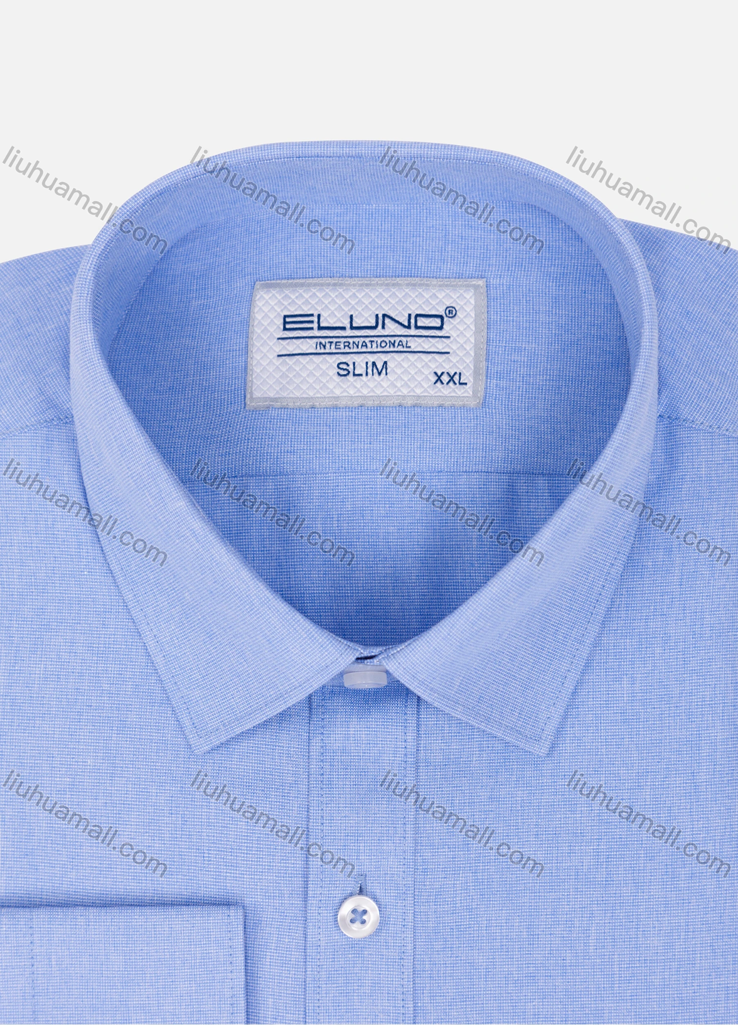 Wholesale Men's Formal Long Sleeve Button Down Plain Dress Shirts - Liuhuamall