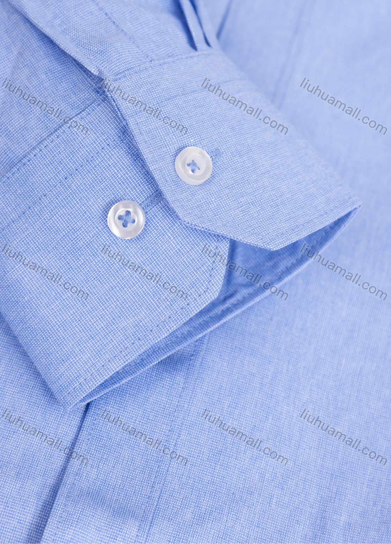 Wholesale Men's Formal Long Sleeve Button Down Plain Dress Shirts - Liuhuamall