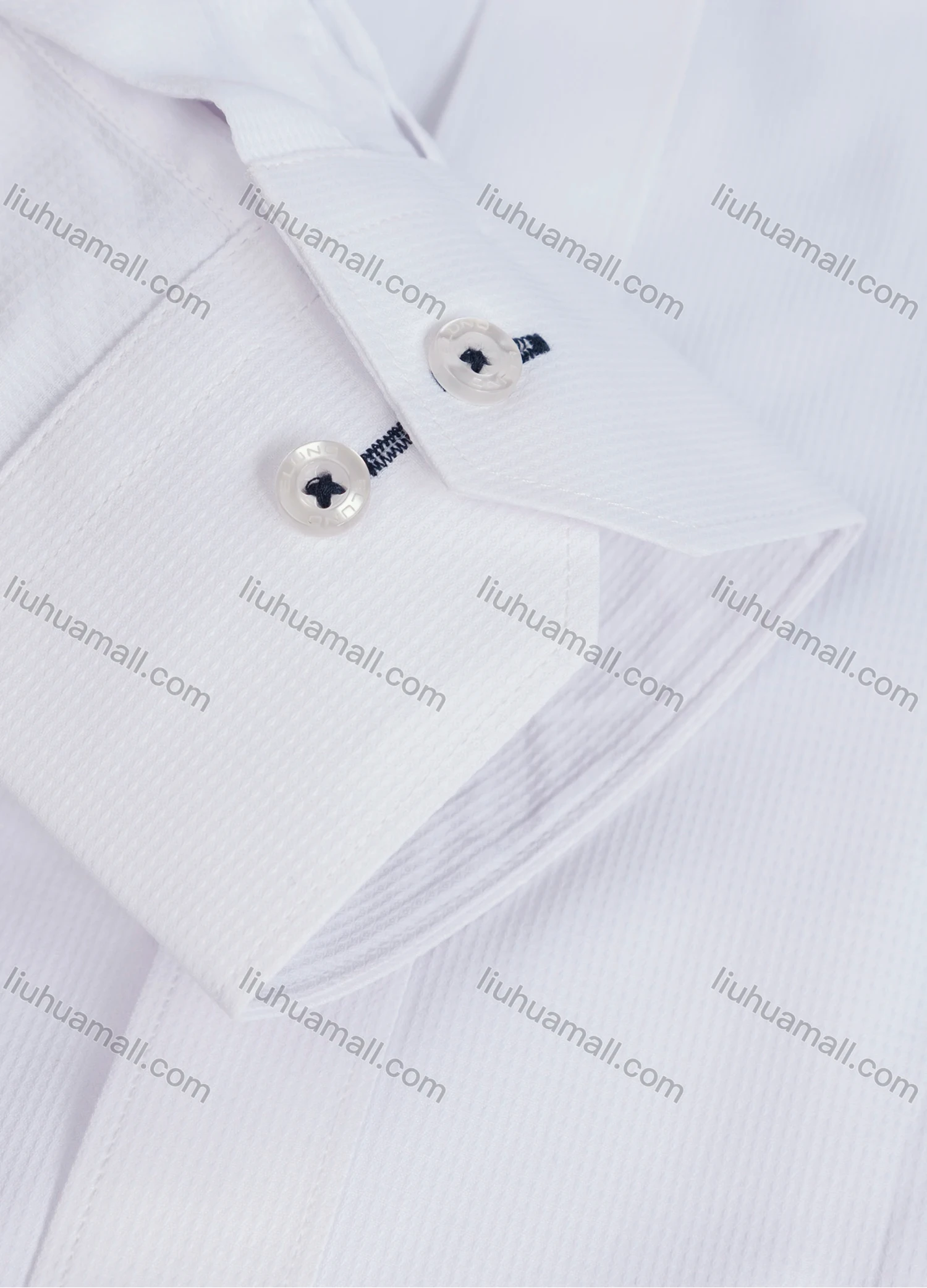 Wholesale Men's Formal Long Sleeve Button Plain Formal Shirt - Liuhuamall