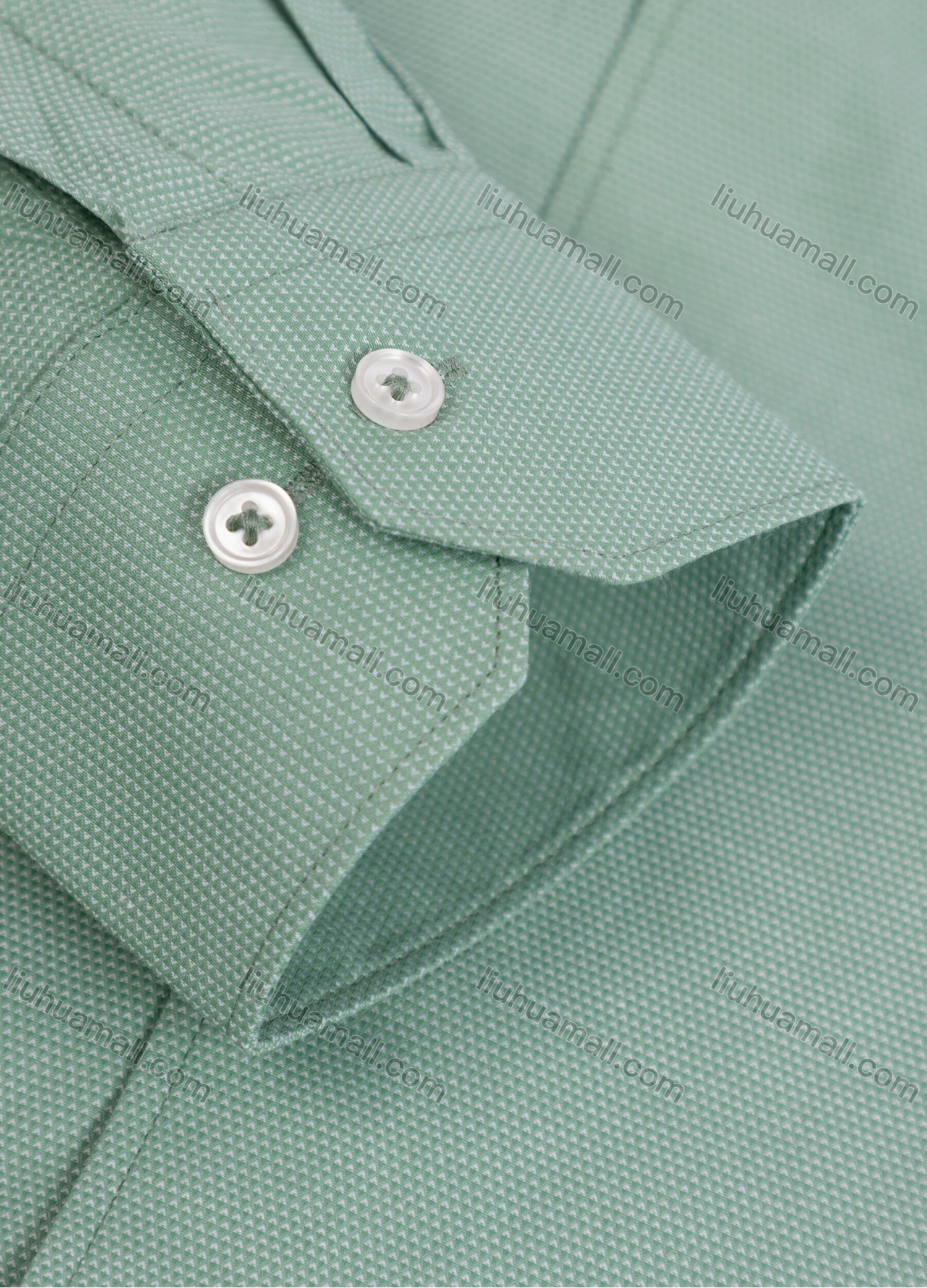 Wholesale Men's Long Sleeve Button Down Plain Formal Shirt - Liuhuamall