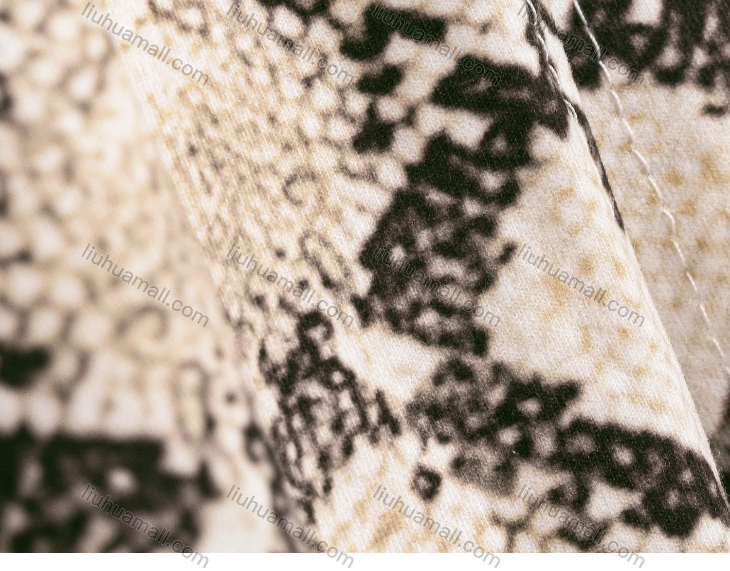 Wholesale Women's Sexy Spaghetti Strap Snakeskin Print Open Back Side Split Maxi Dress - Liuhuamall