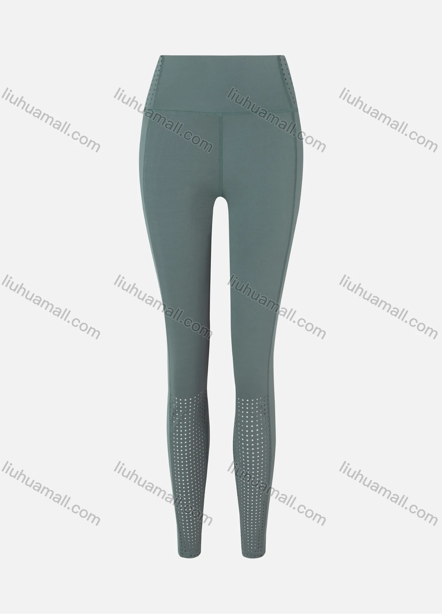 Wholesale Women's Sporty High Waist Breathable High Stretchy Pocket Hollow Out Legging - Liuhuamall