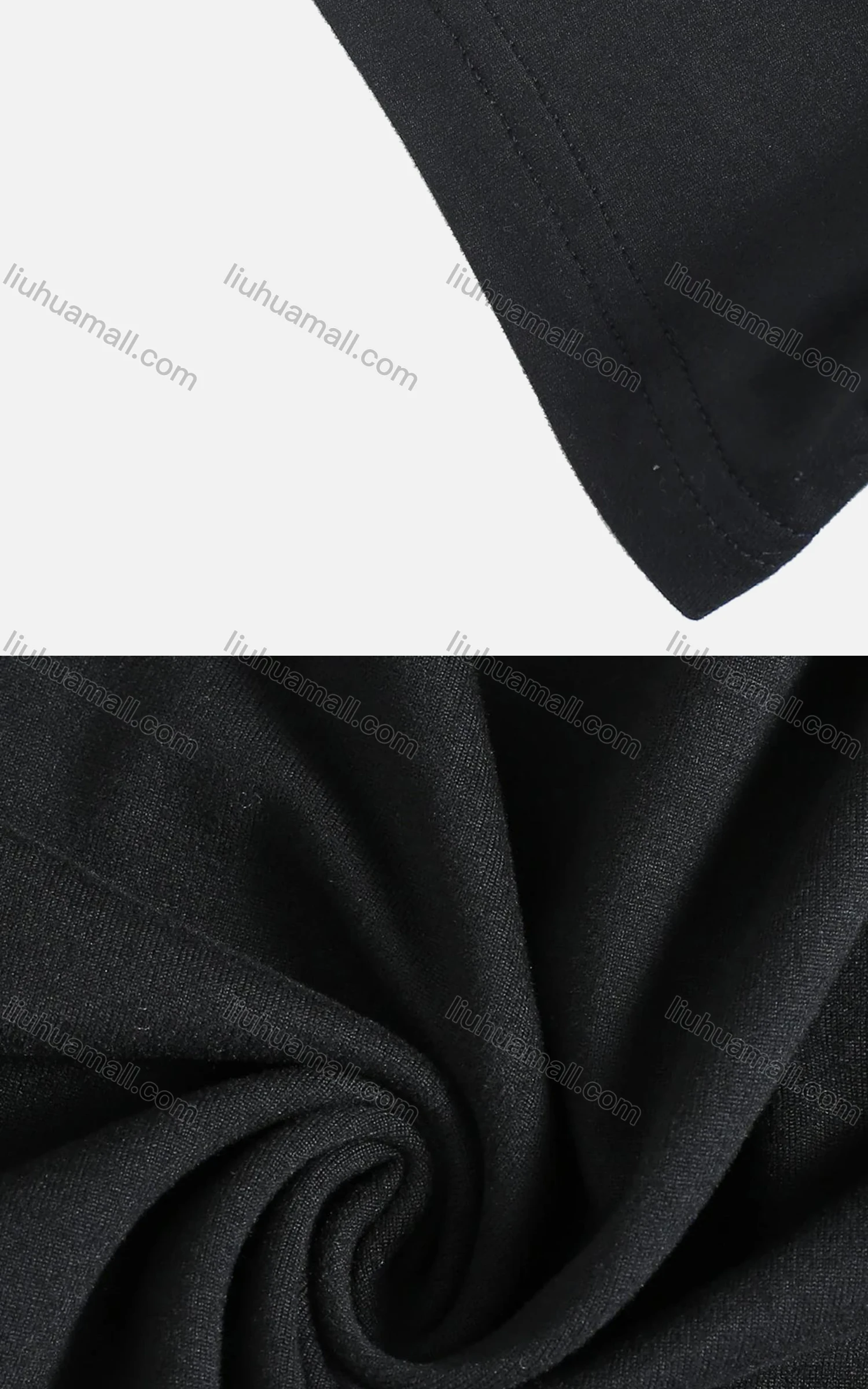 Wholesale Women's Casual Plain Crew Neck Short Sleeve Split Hem Maxi Dress - Liuhuamall