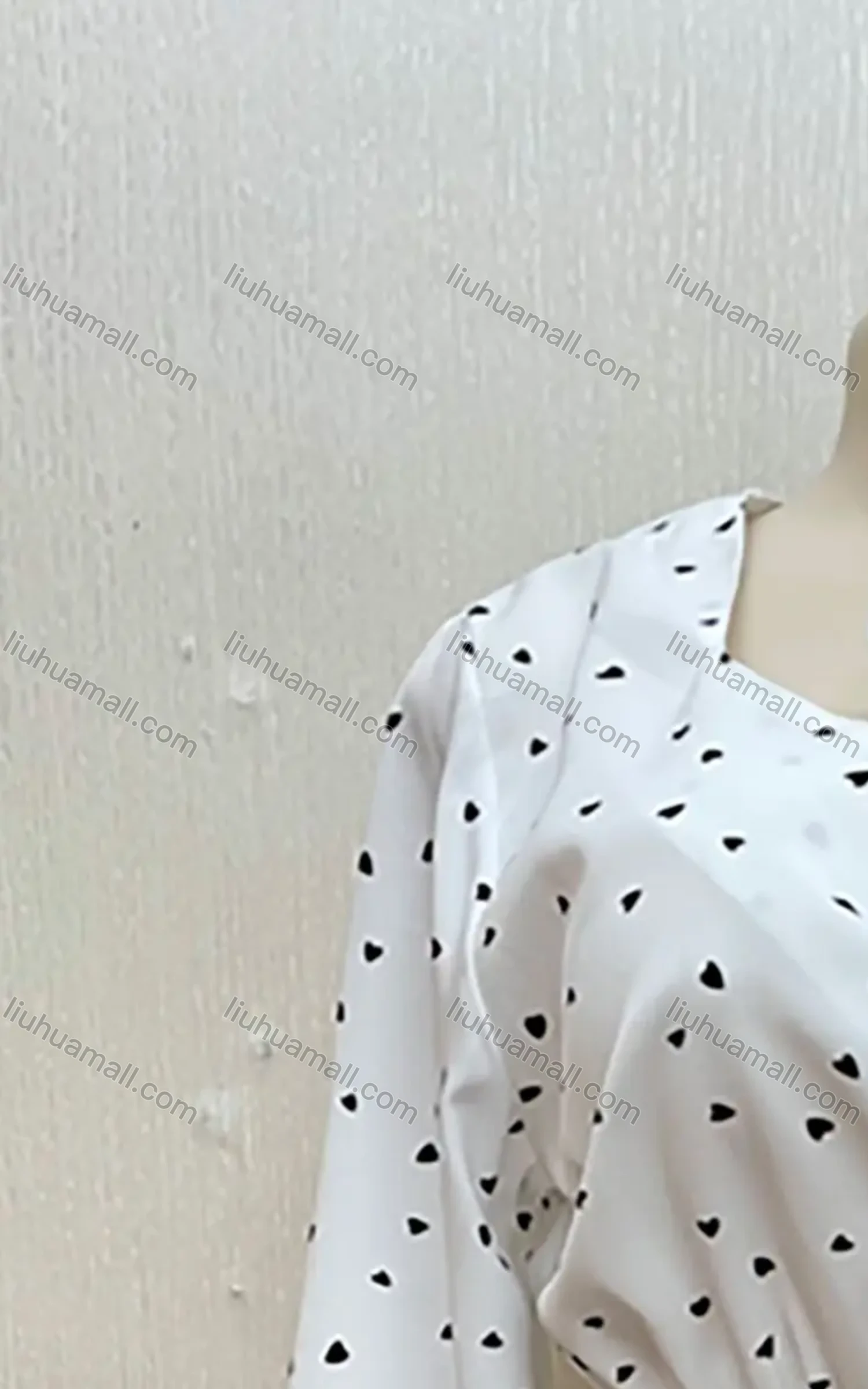 Wholesale Women's Casual Keyhole Neck Lace Up Poet Sleeve Peplum Blouse - Liuhuamall