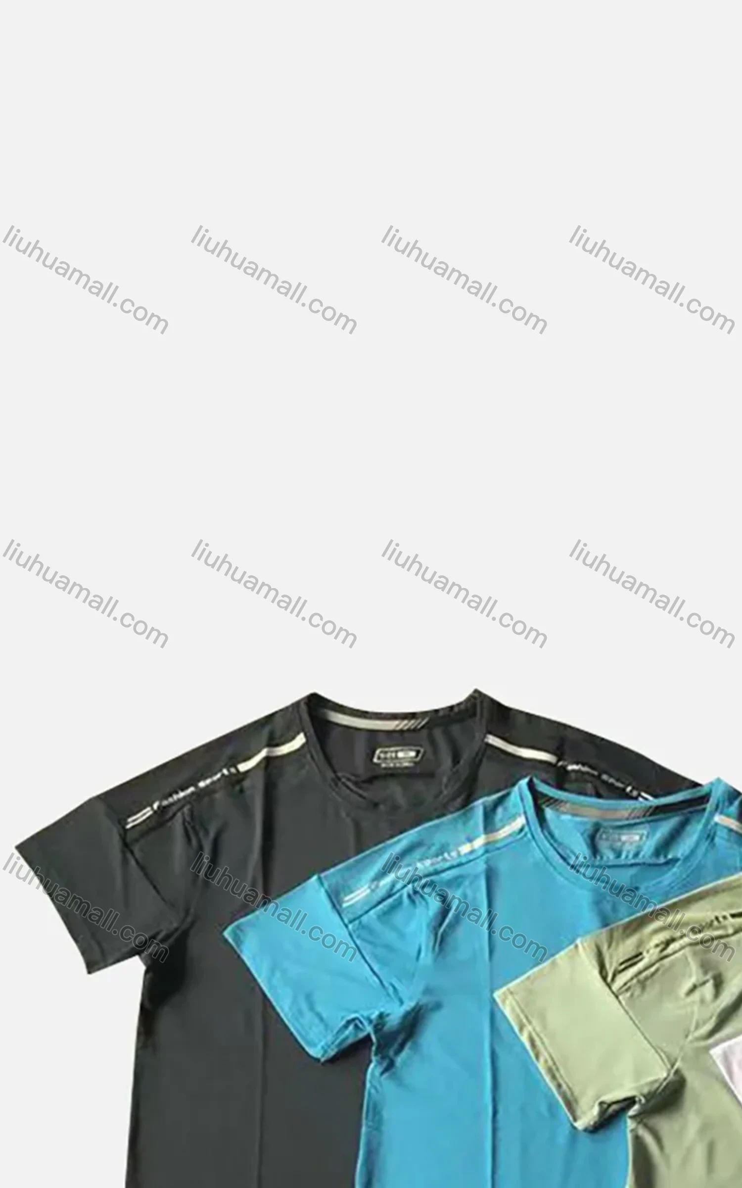 Wholesale Men's Quick Dry Workout Letters Running Solid Athletic T-Shirt - Liuhuamall
