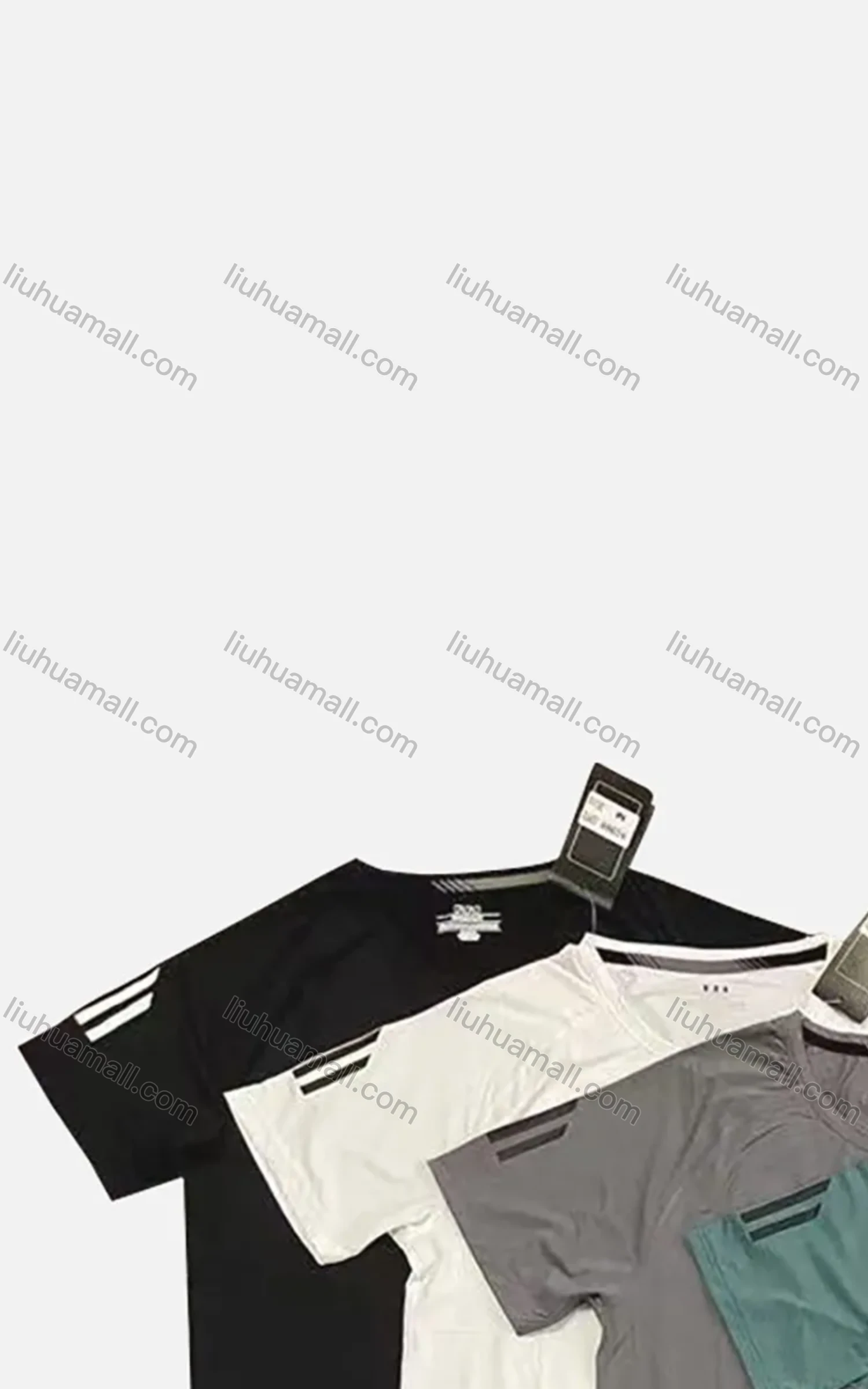 Wholesale Men's Quick Dry Workout Allover Print Running Athletic T-Shirt - Liuhuamall