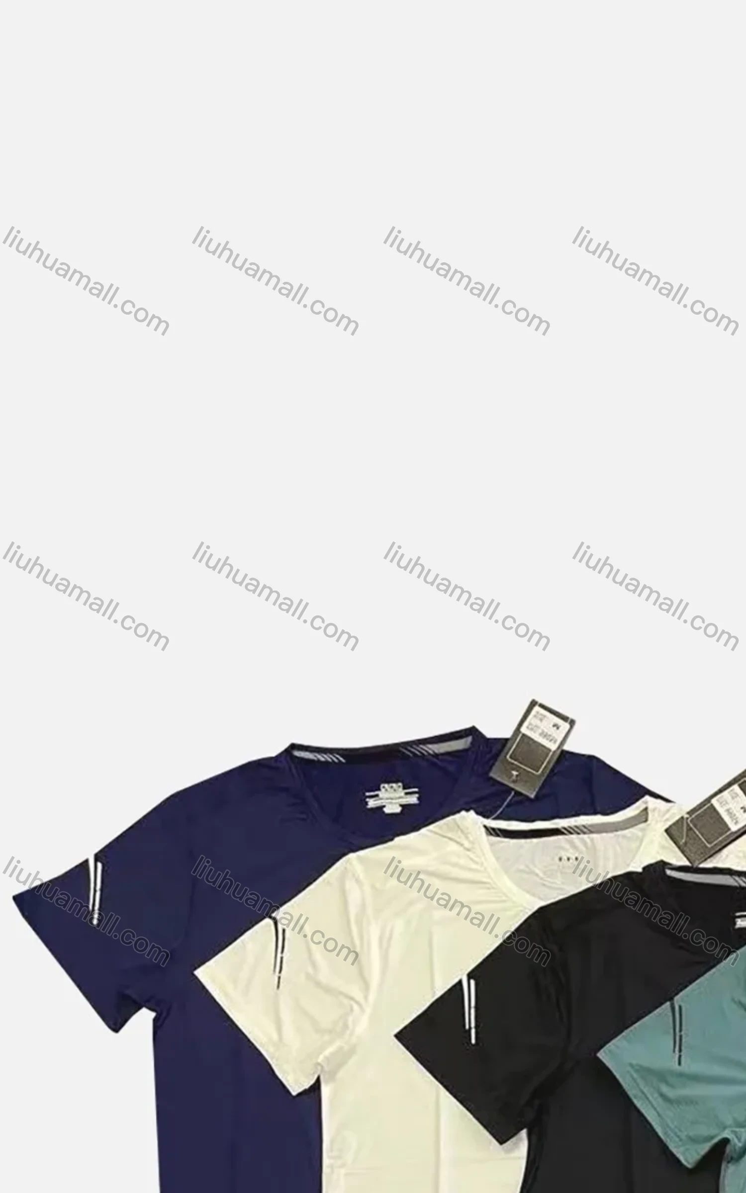 Wholesale Men's Quick Dry Workout Letter Running Solid Athletic T-Shirt - Liuhuamall