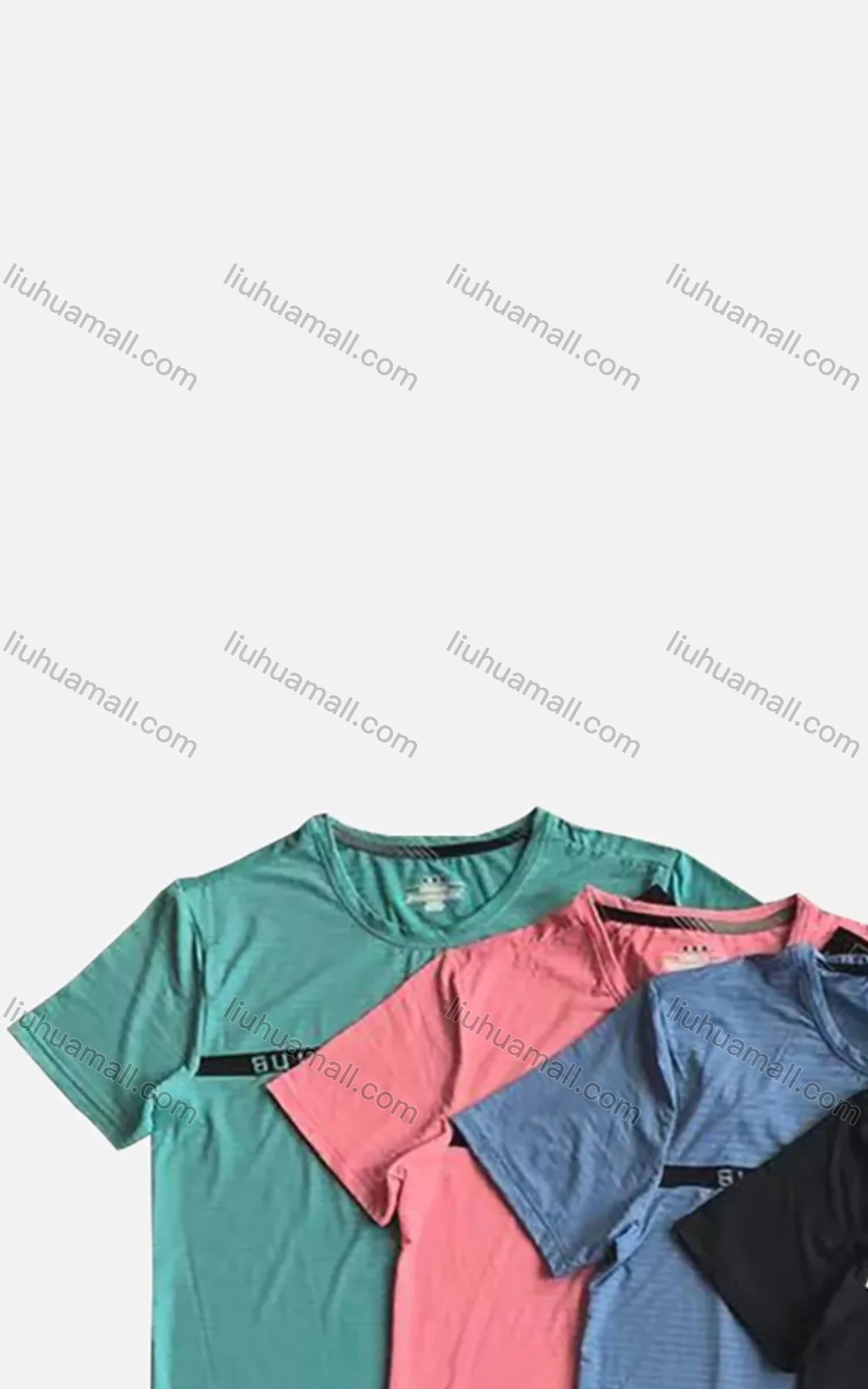 Wholesale Men's Quick Dry Workout Running Slogan Solid Athletic T-Shirt - Liuhuamall