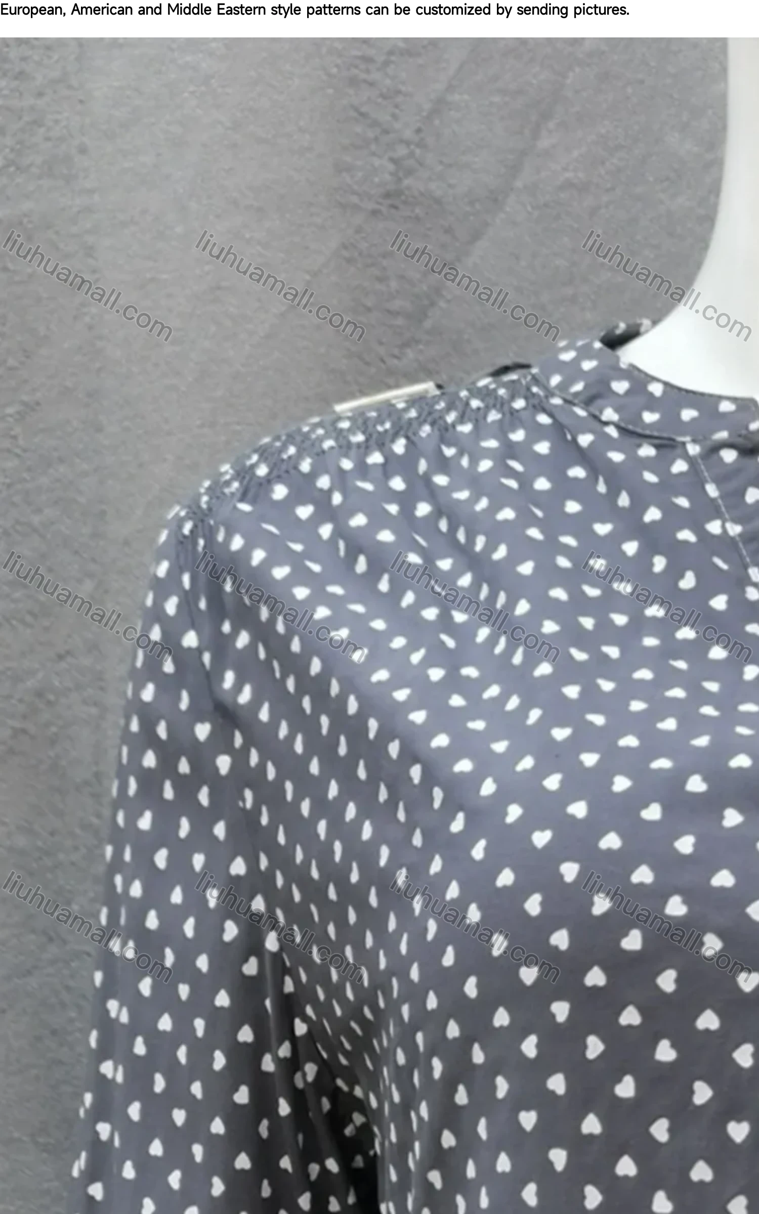 Wholesale Women's Notched Neck Buckle Strap Cuff Allover Print Buttons Blouse - Liuhuamall