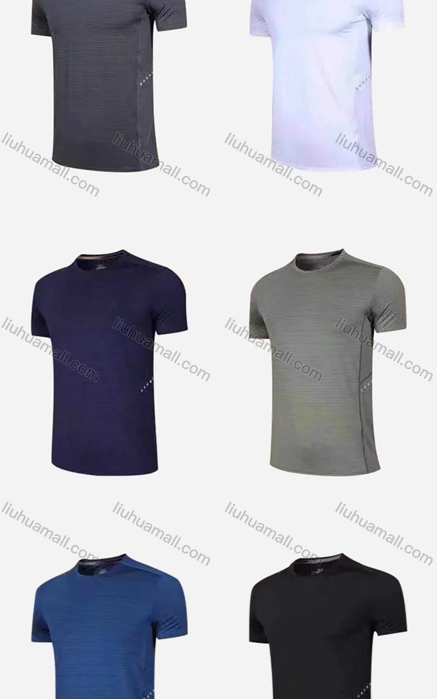 Wholesale Men's Quick Dry Comfy Workout Solid Athletic T-Shirt 8320# - Liuhuamall