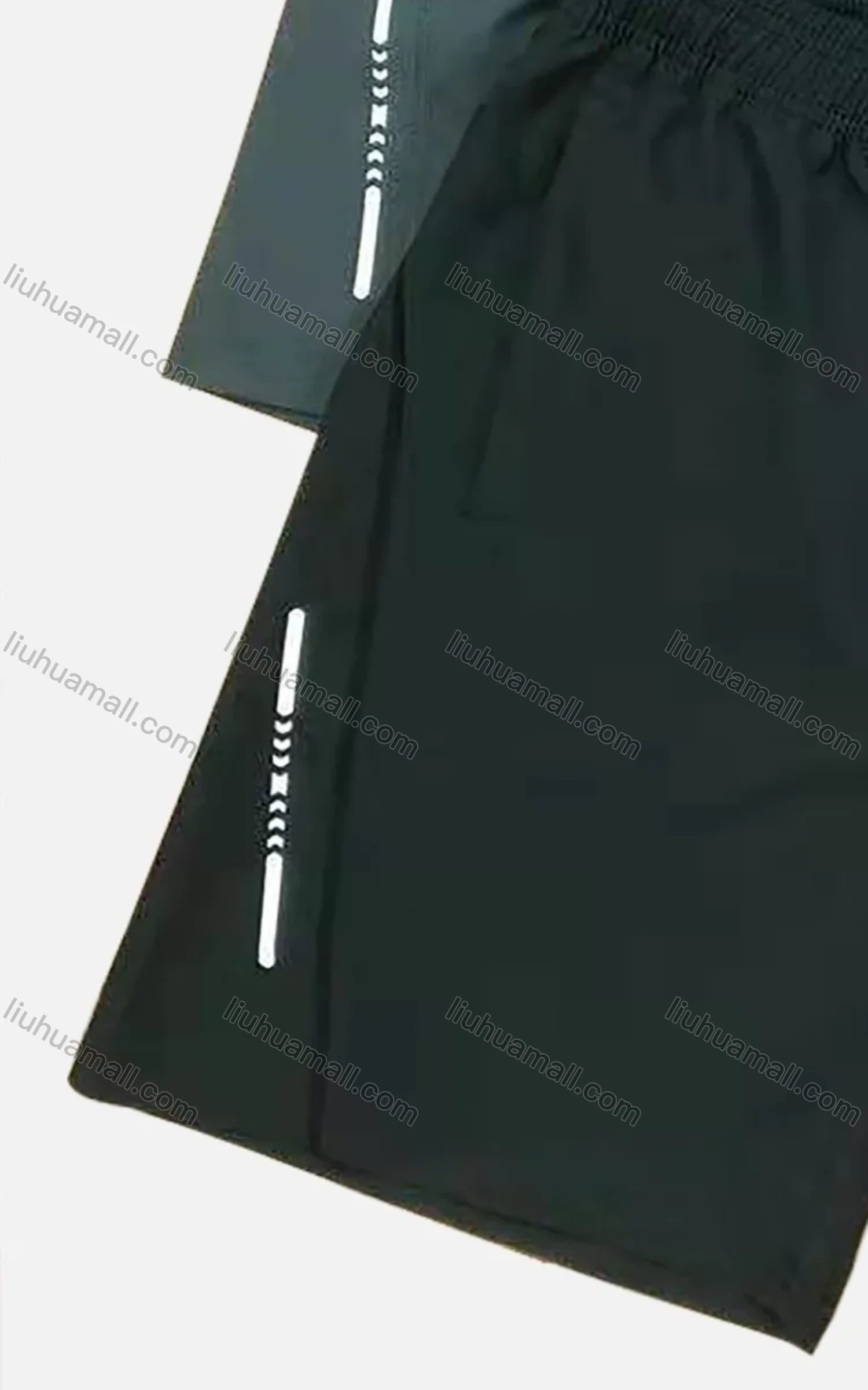 Wholesale Men's Performance Workout Letter Solid Athletic Shorts With Zip Pockets - Liuhuamall