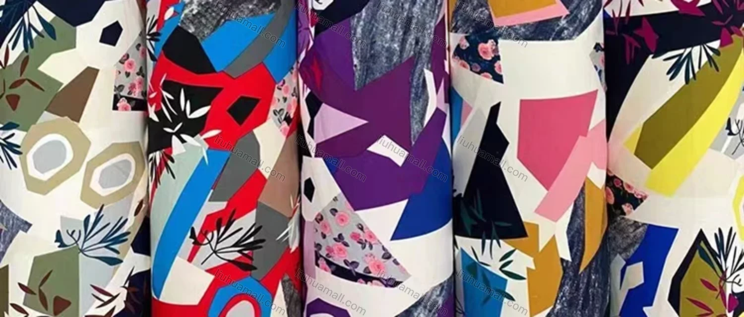 Wholesale Women's Plus Size Round Neck 3/4 Sleeve Splicing Print Pleated Hem Maxi Dress With Belt XF-05-X017# - Liuhuamall