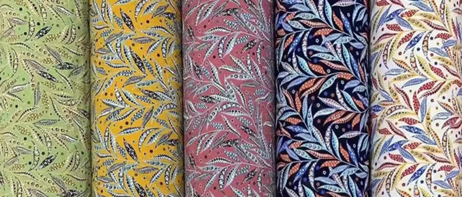 Wholesale Women's Plus Size Round Neck 3/4 Sleeve Allover Plants Print Pleated Hem Maxi Dress With Belt XF-14-X001# - Liuhuamall