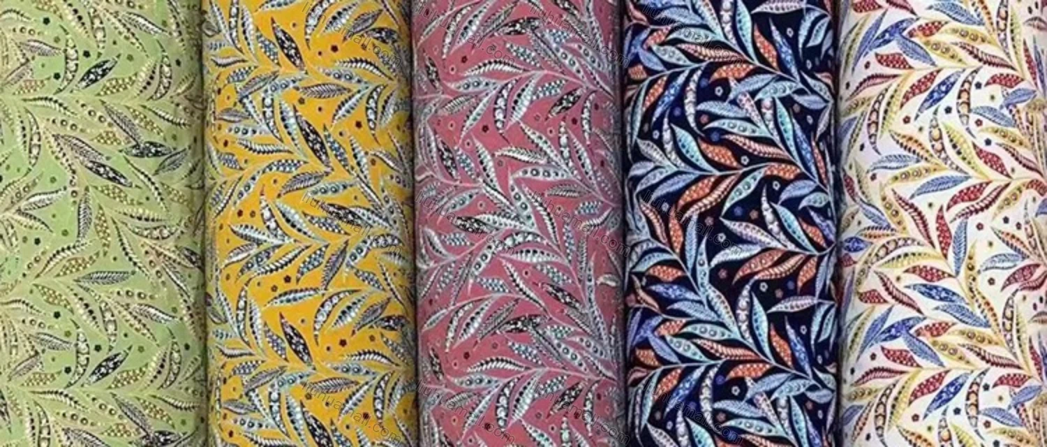 Wholesale Women's Casual 3/4 Sleeve Plants Print Pearl Decor Pleated Hem Midi Dress With Belt XFD-14-X001# - Liuhuamall