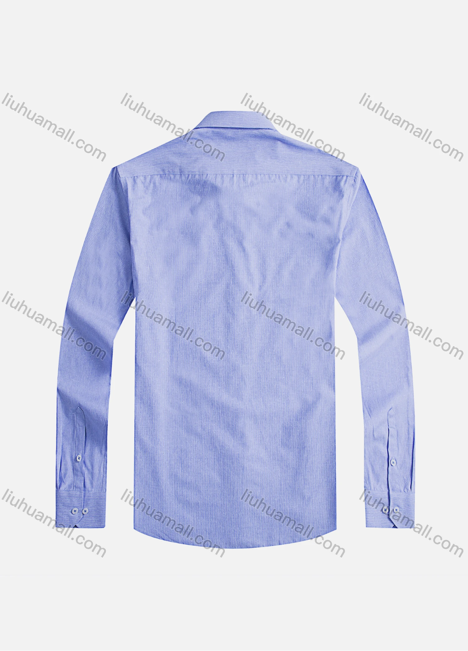Wholesale Men's Formal Collared Long Sleeve Plain Button Down Shirts - Liuhuamall