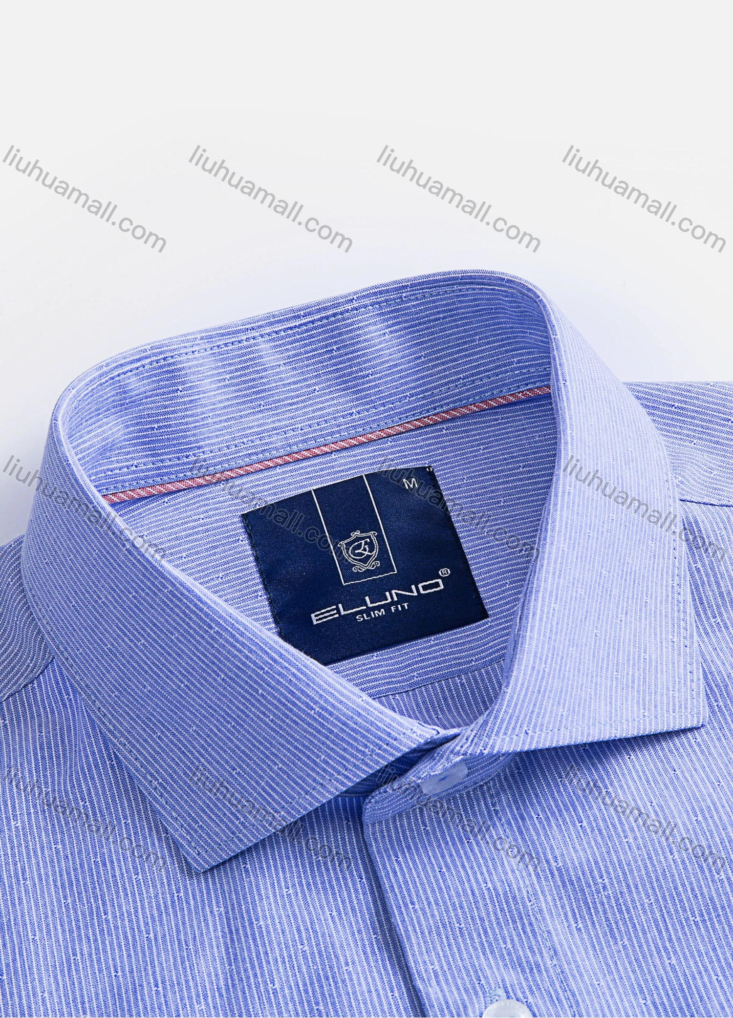 Wholesale Men's Formal Collared Long Sleeve Plain Button Down Shirts - Liuhuamall