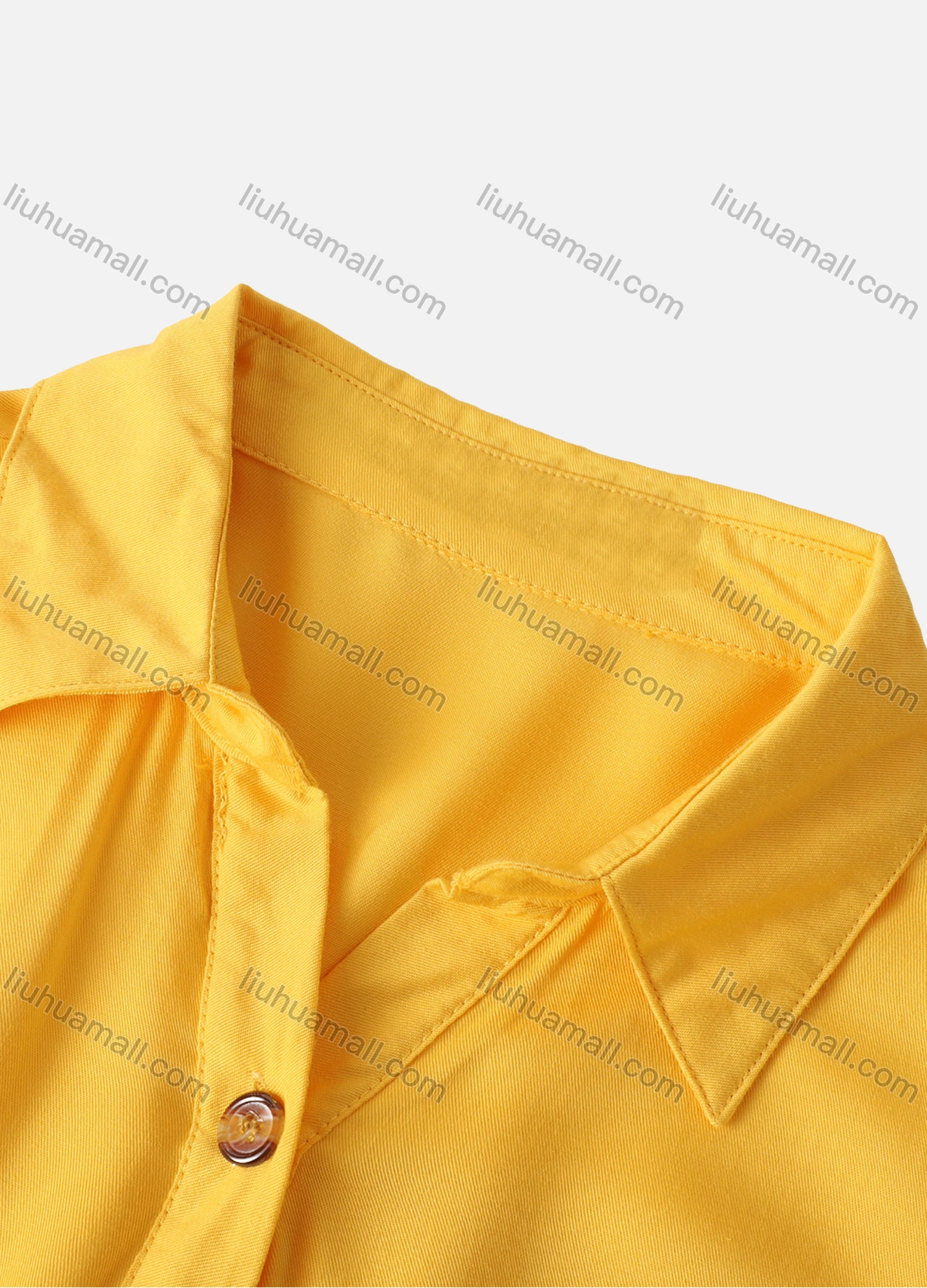 Wholesale Women's Collared Cuffed Sleeve Button Front Tiered A-Line Midi Shirt Dress - Liuhuamall