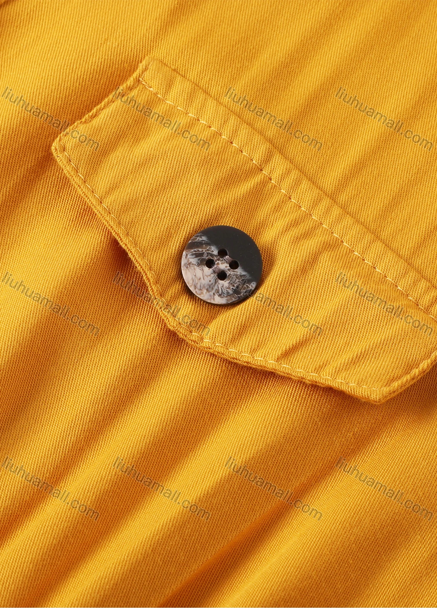 Wholesale Women's Lapel V Neck Long Sleeve Fake Pocket Button Drawstring Plain Short Shirt Dress - Liuhuamall