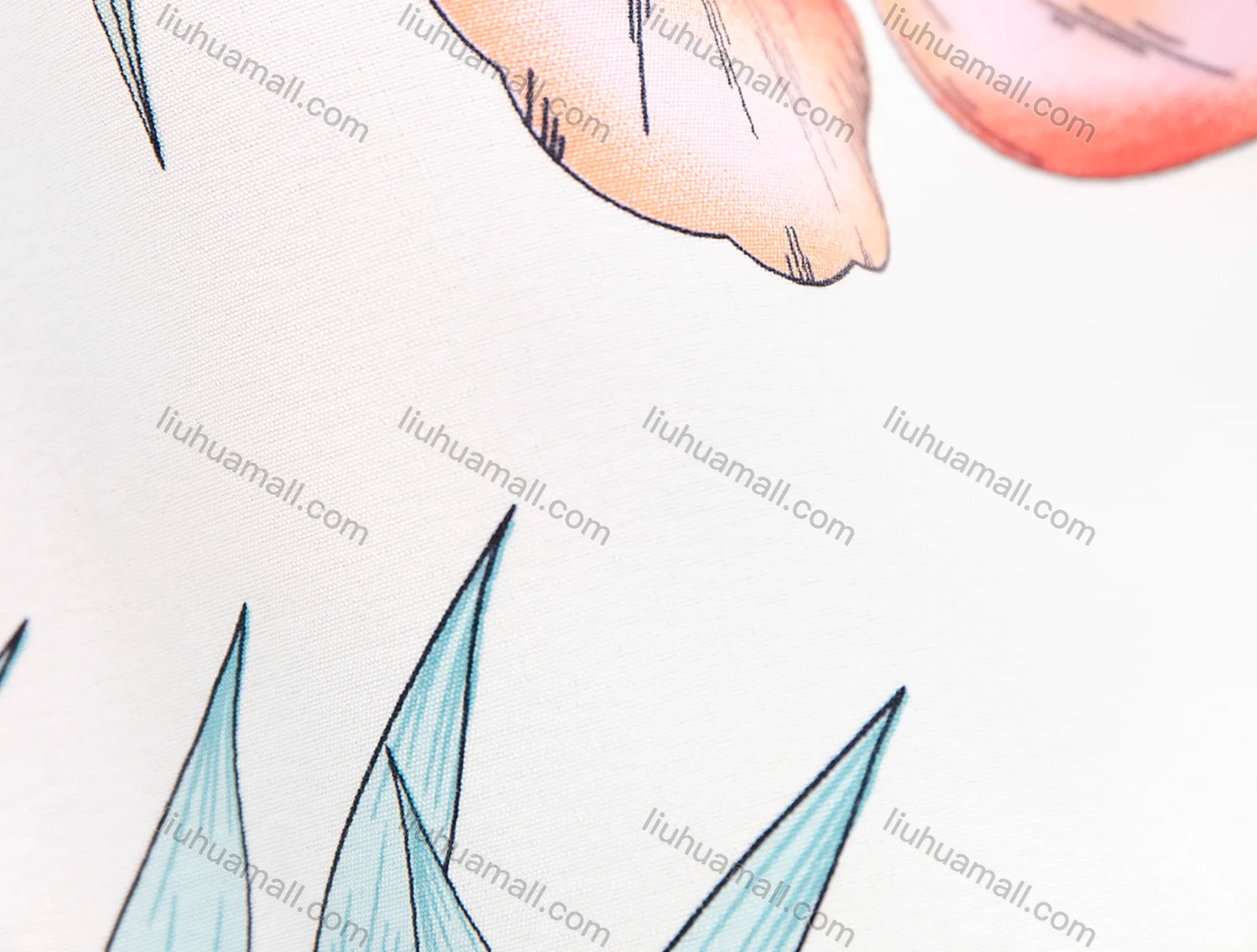 Wholesale Women's Fashion Slant Pocket Allover Flower Print Wide Leg Pants With Belt 2050-1436# - Liuhuamall