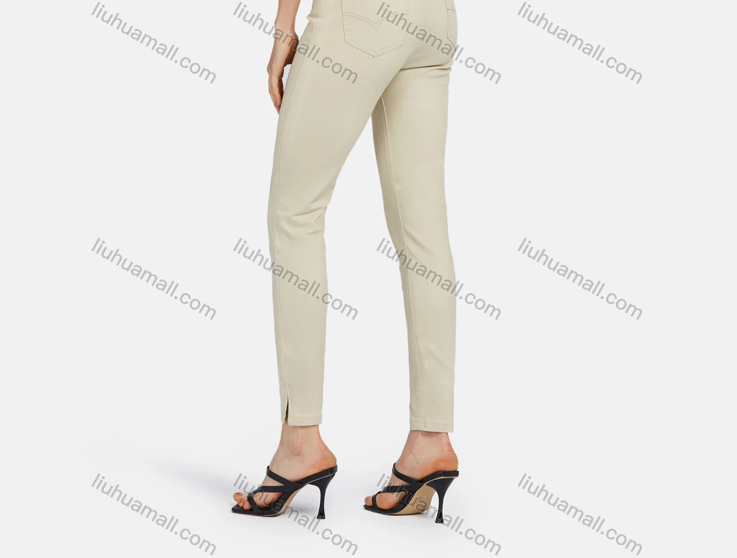 Wholesale Women's Casual Ruffle Sleeve Eyelet Embroidered Tops 8403# - Liuhuamall