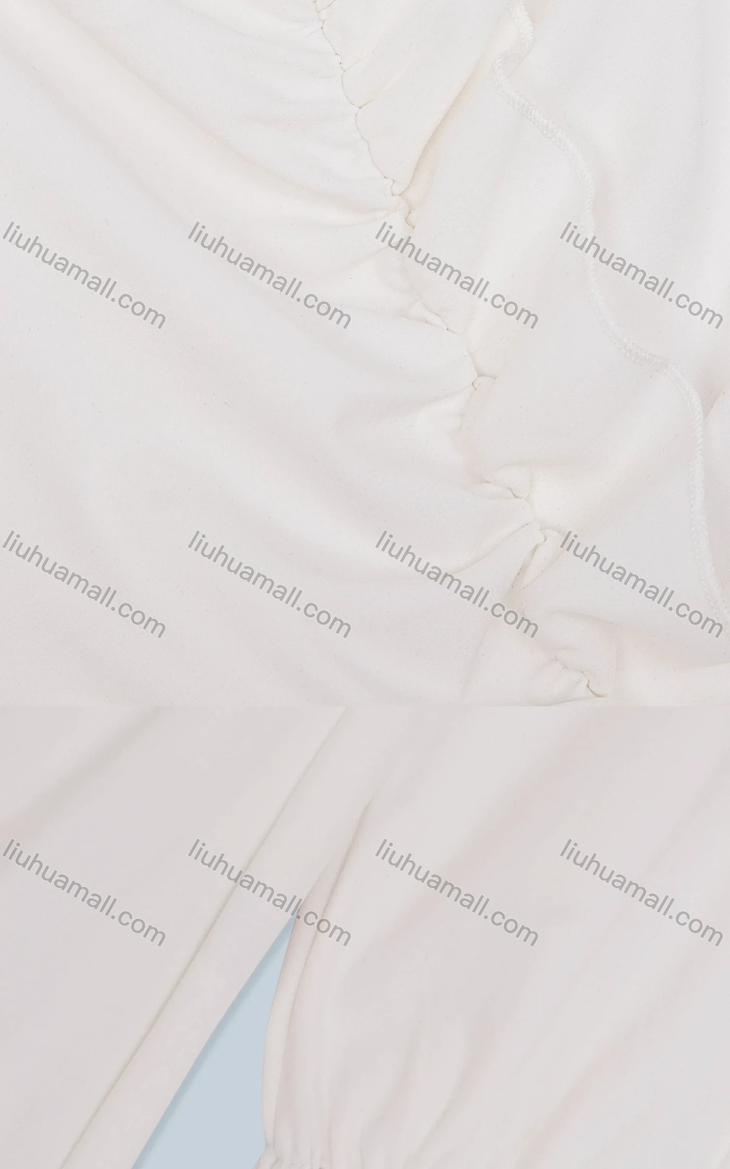 Wholesale Women's Casual V Neck Poet Sleeve Layered Hem Ruffle Trim Ruched Short Dress 5794# - Liuhuamall